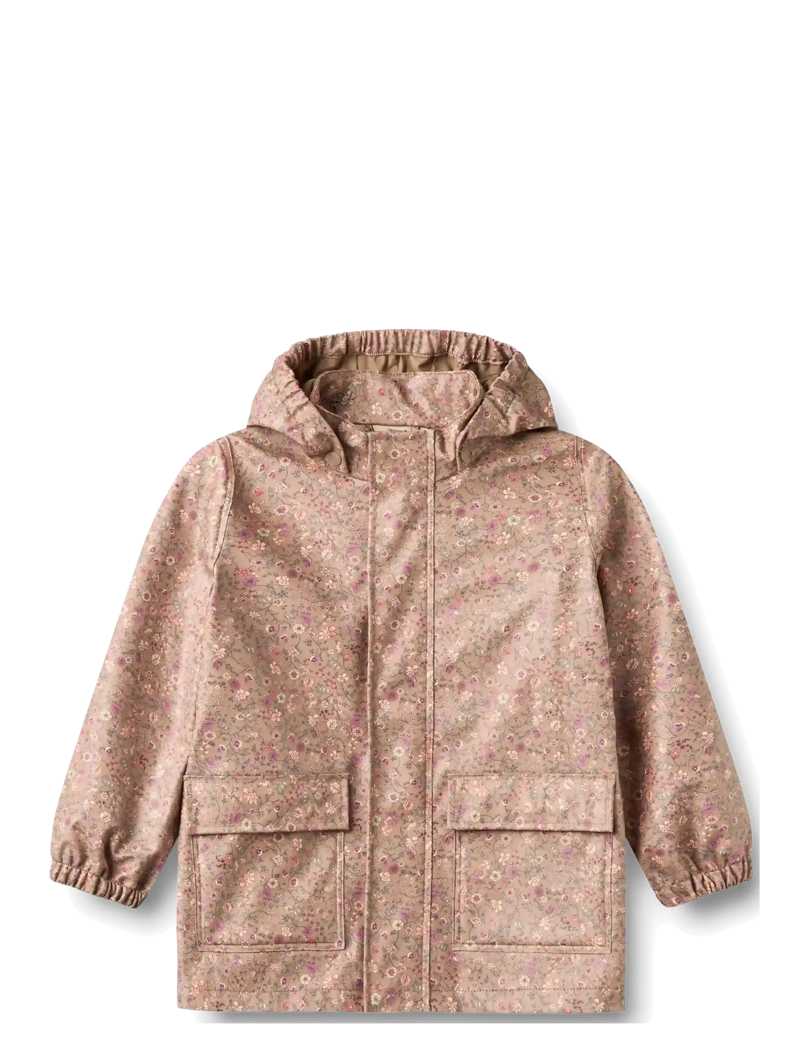 Wheat Rainwear Ollo Jacket - Regenjacken - PORTABELLA FLOWERS / beige