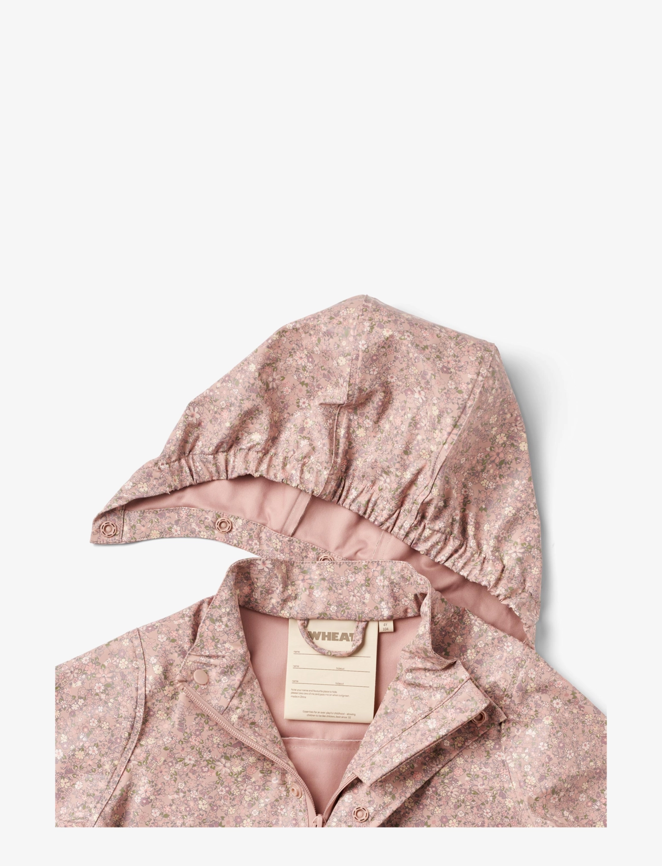 Wheat - Rainwear Ollo Jacket - vihmajoped - powder flower meadow - 2