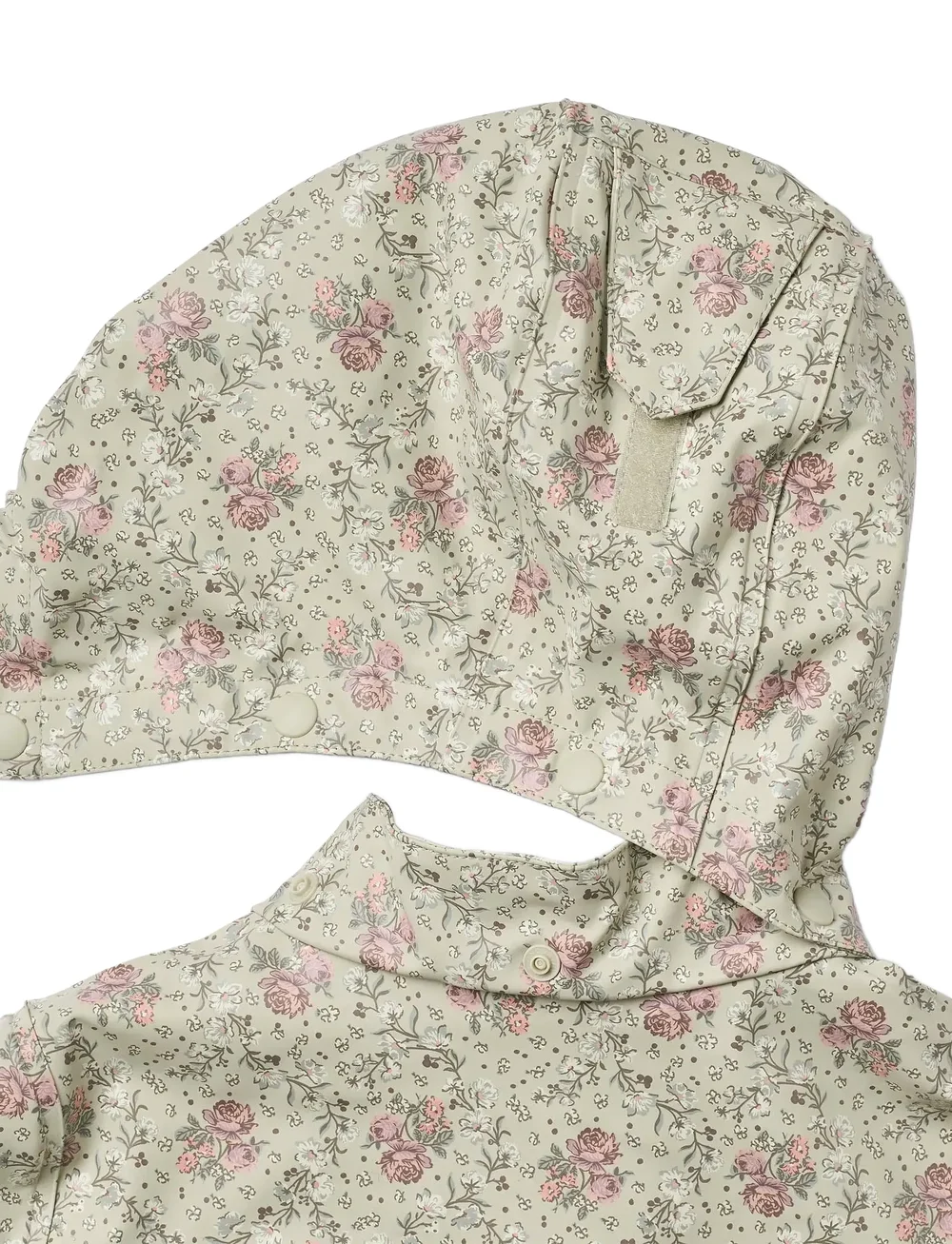 Wheat - Rainwear Ollo jacket - regenjacken - slightly green flowers - 2