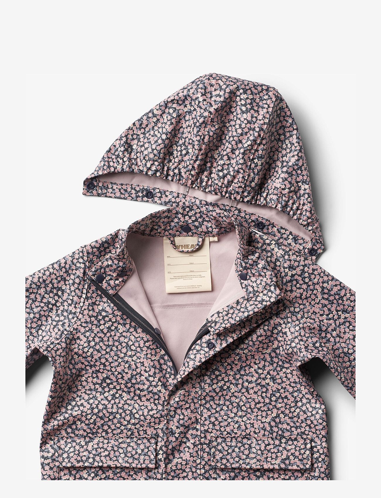 Wheat - Rainwear Ollo Jacket - rainy flowers - 2