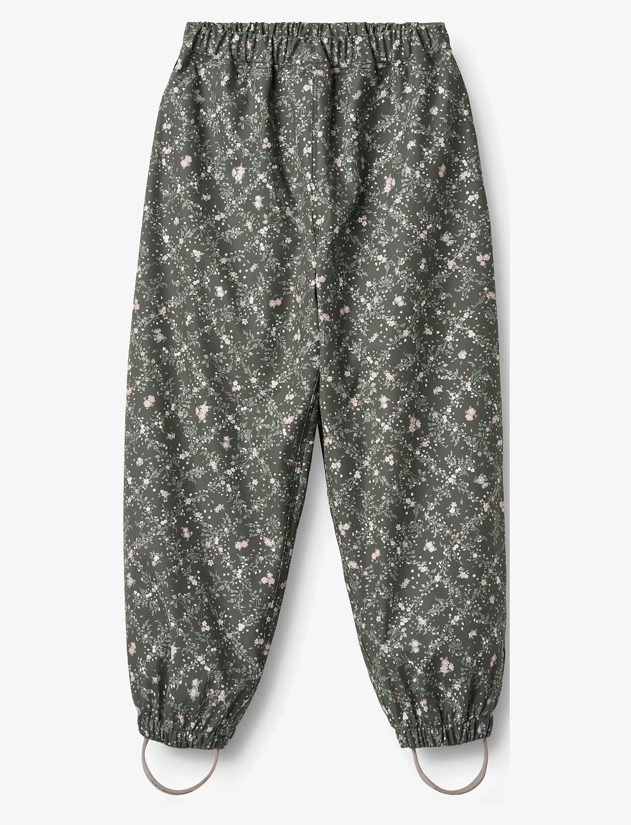 Wheat - Rainwear Olo trousers - regnbukser - forest lake checked flowers - 0