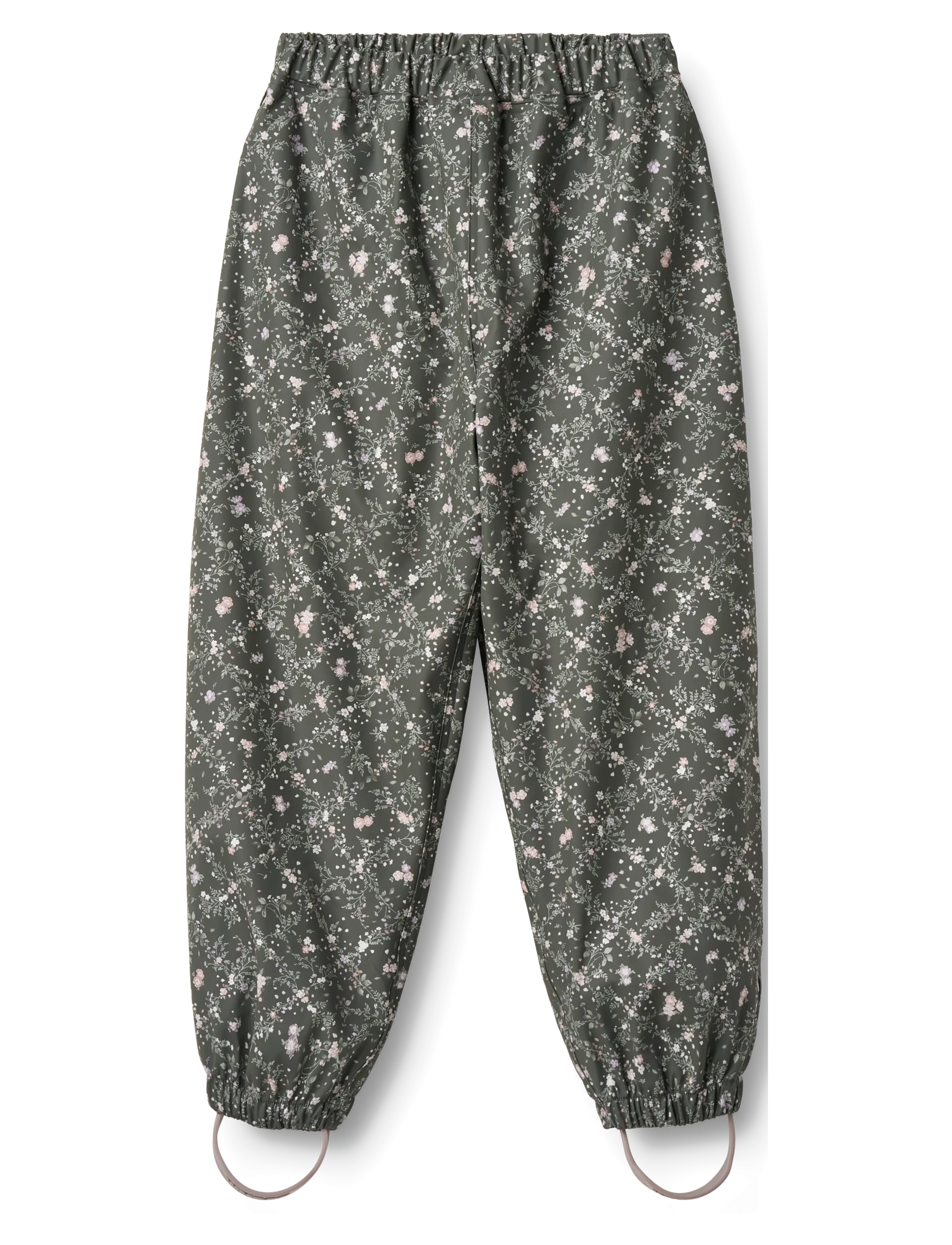 Wheat - Rainwear Olo trousers - regnbyxor - forest lake checked flowers - 0