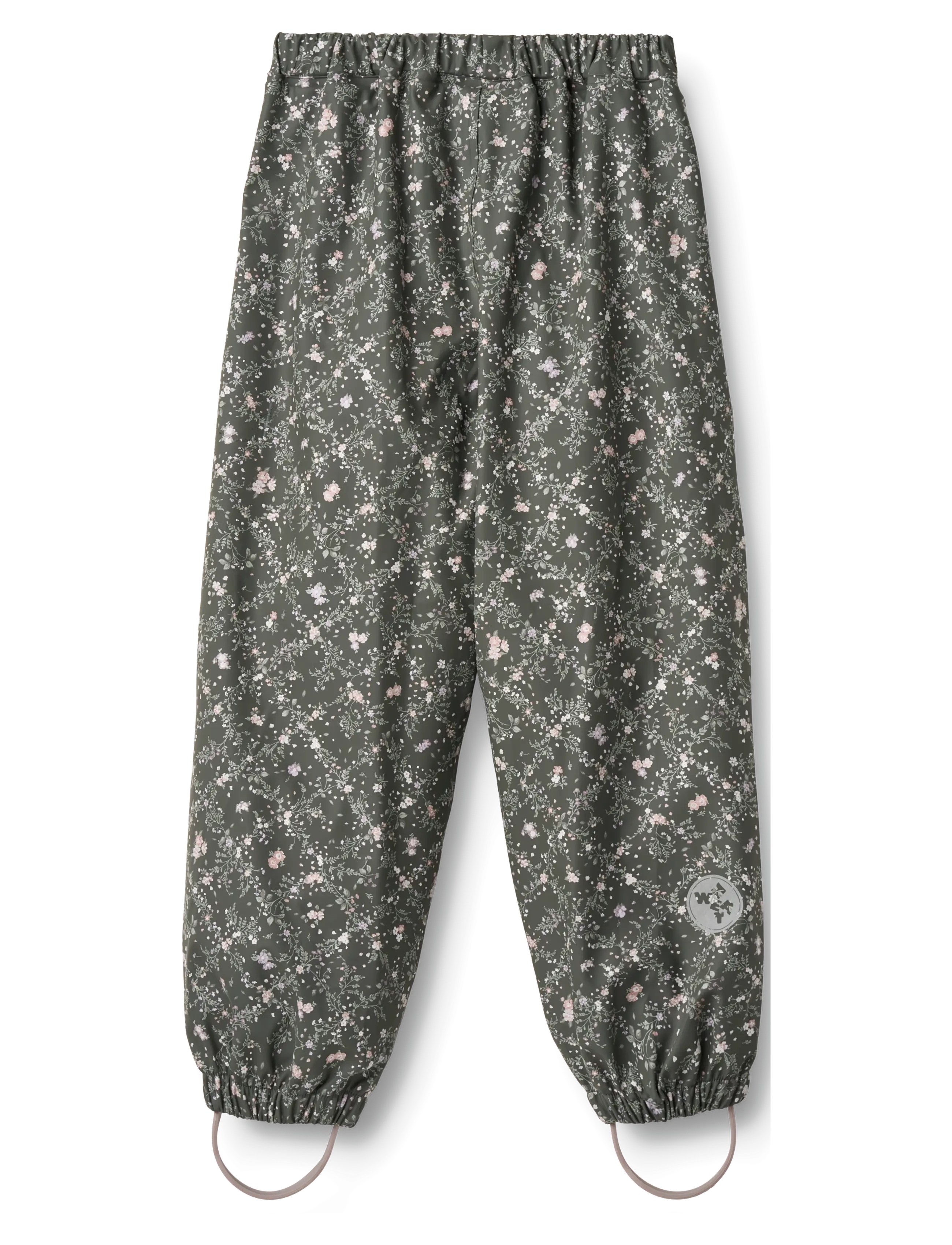 Wheat - Rainwear Olo trousers - regnbyxor - forest lake checked flowers - 1