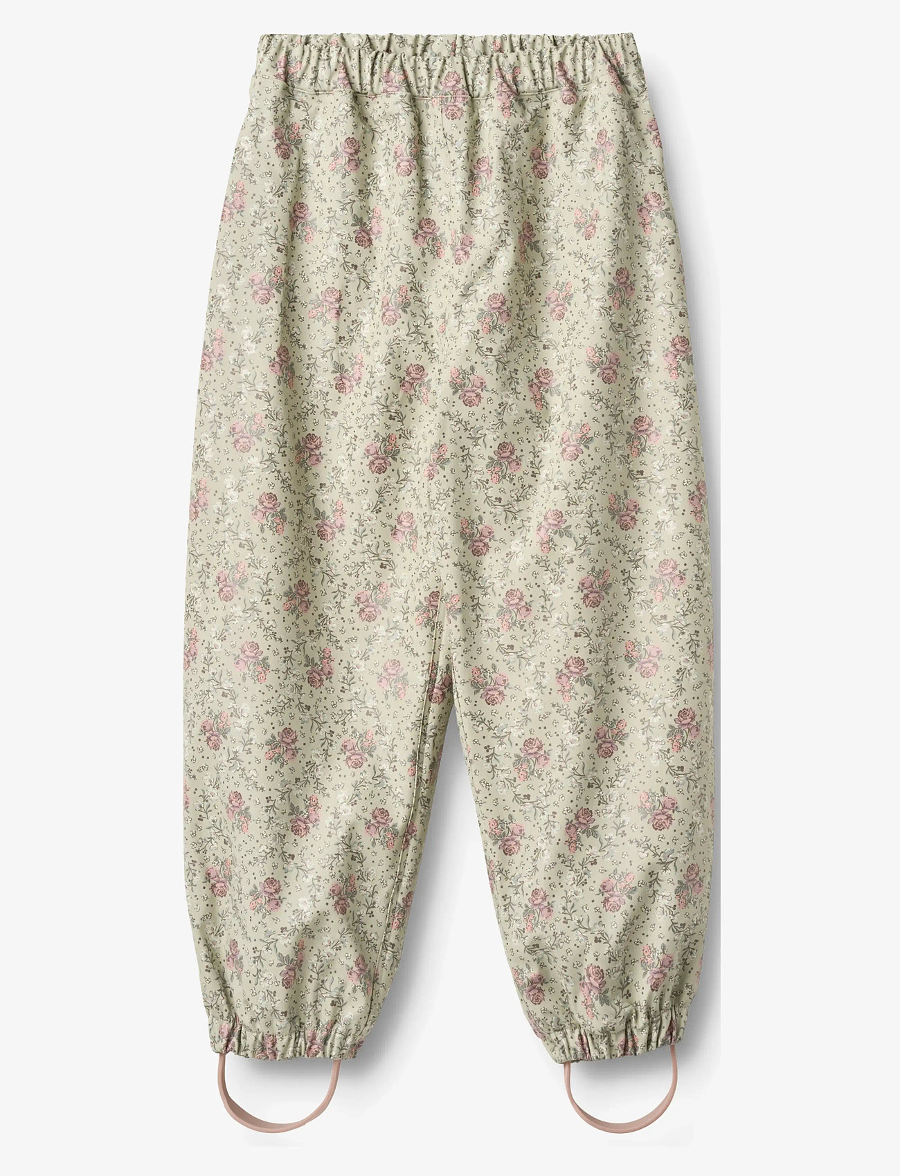 Wheat - Rainwear Olo trousers - regnbyxor - slightly green flowers - 0