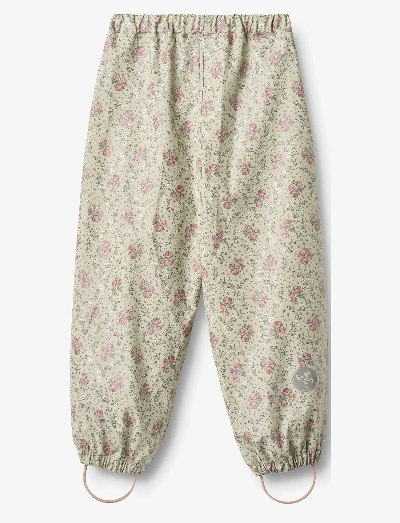 Wheat - Rainwear Olo trousers - regnbyxor - slightly green flowers - 1