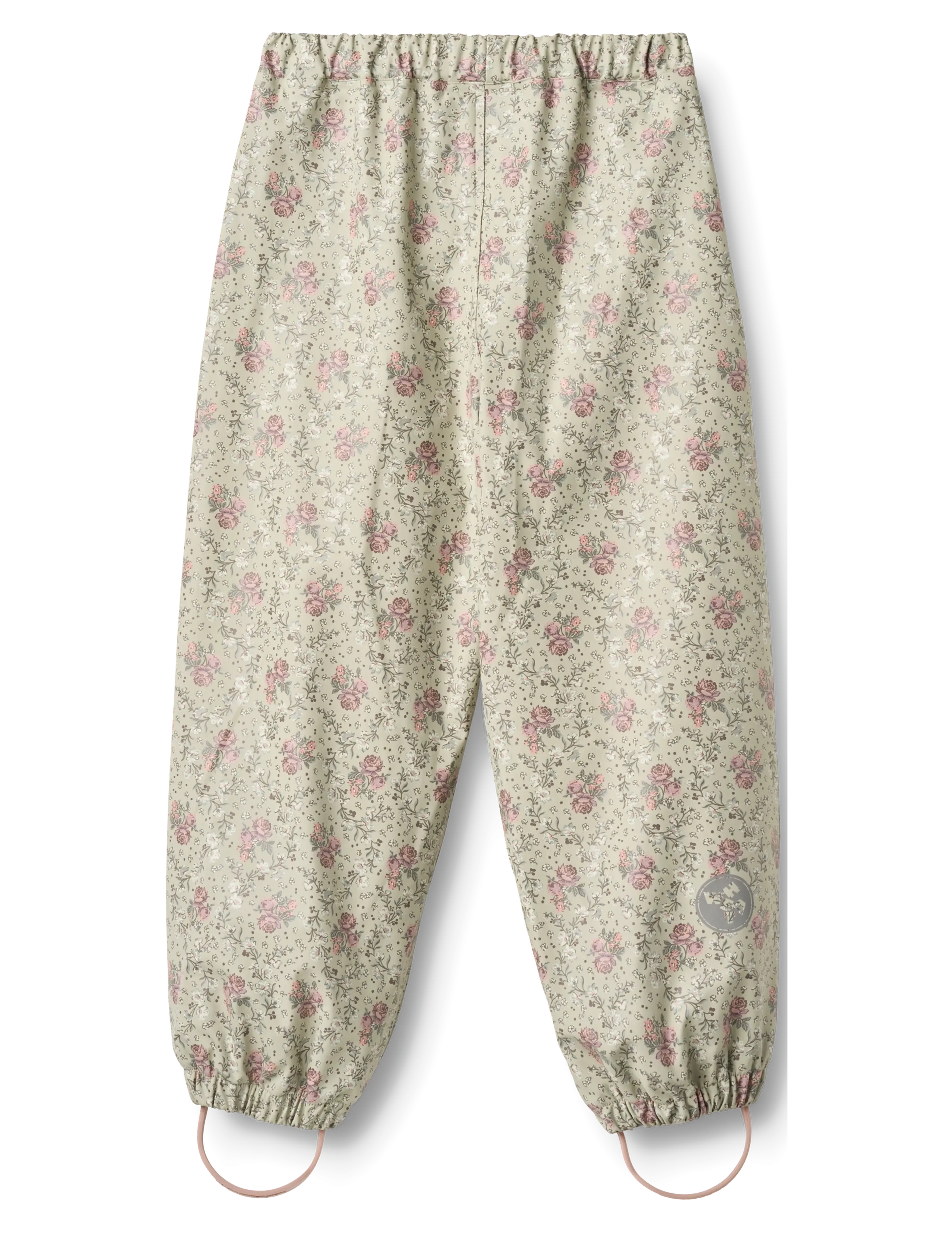 Wheat - Rainwear Olo trousers - regnbyxor - slightly green flowers - 1