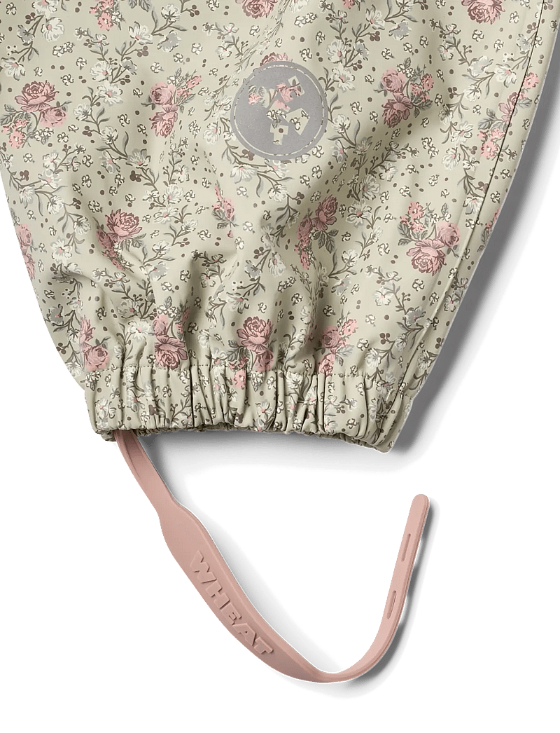 Wheat - Rainwear Olo trousers - regenhose - slightly green flowers - 2