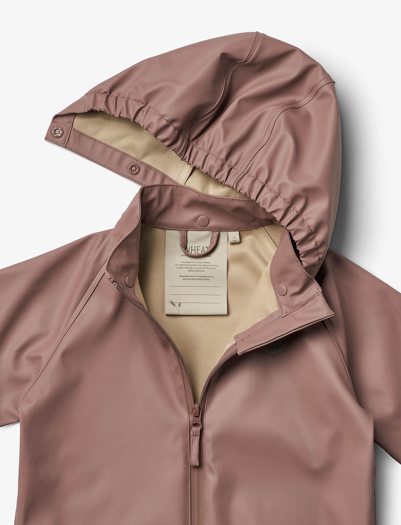Wheat - Rainwear Chardy Jacket - vihmajoped - dusty lilac - 2