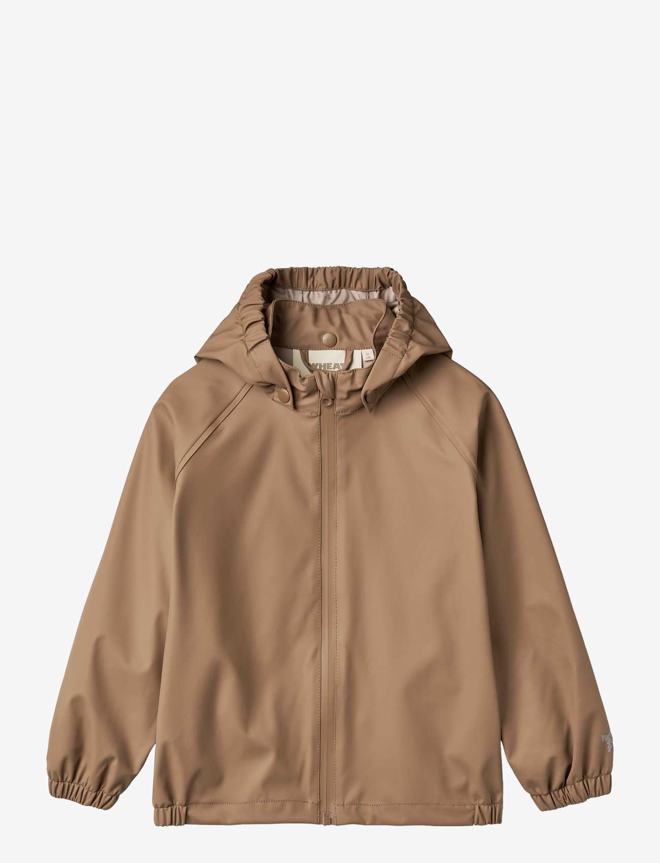 Wheat - Rainwear Chardy Jacket - regnjakker - hazel - 0