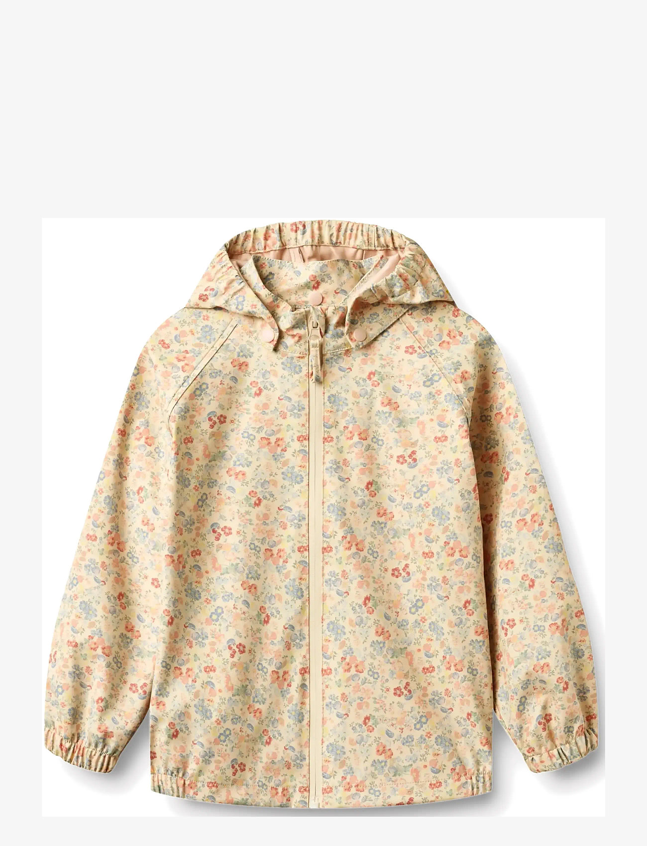 Wheat - Rainwear Chardy Jacket - regnjakker - flowers and seashells - 0