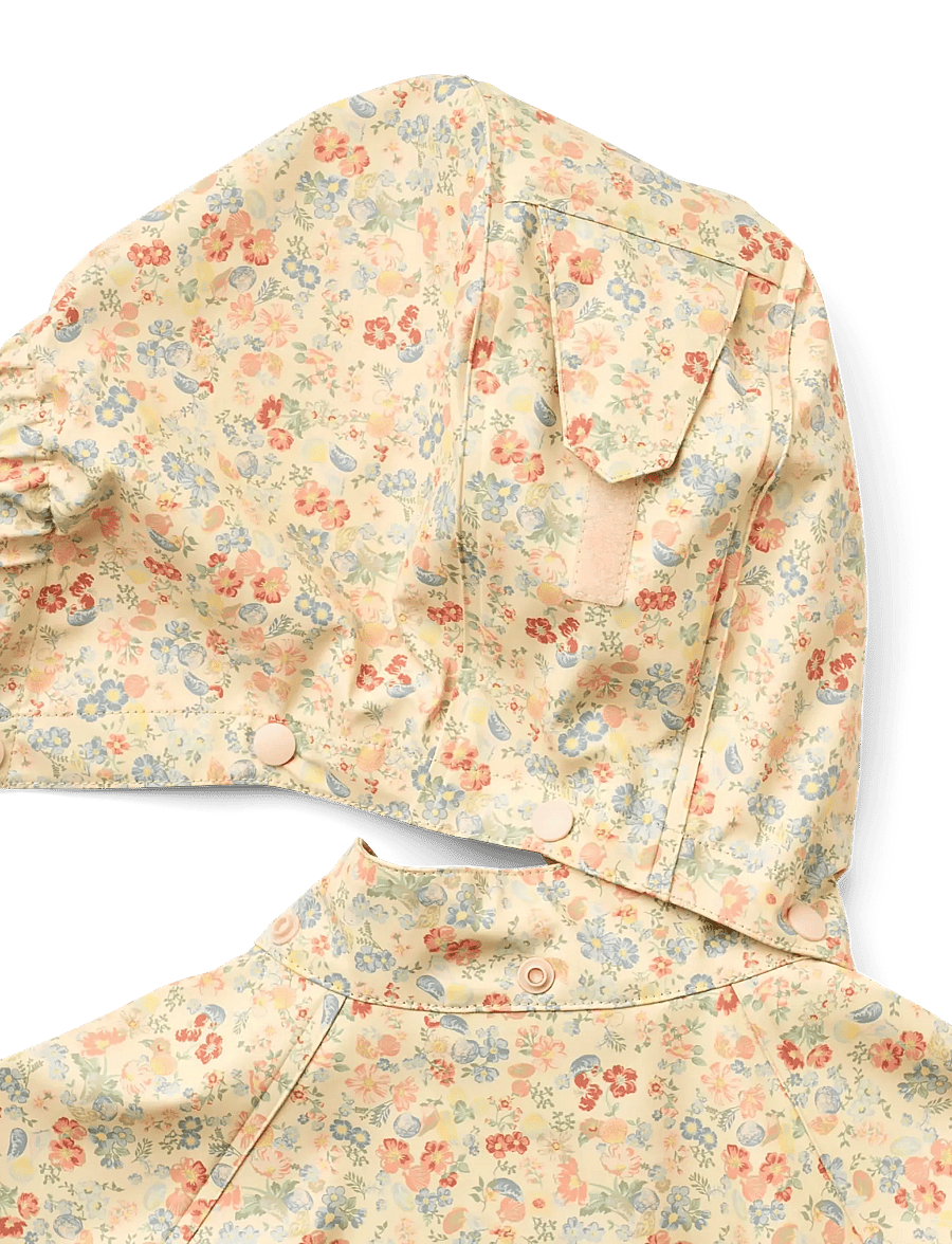 Wheat - Rainwear Chardy Jacket - regenjacken - flowers and seashells - 1