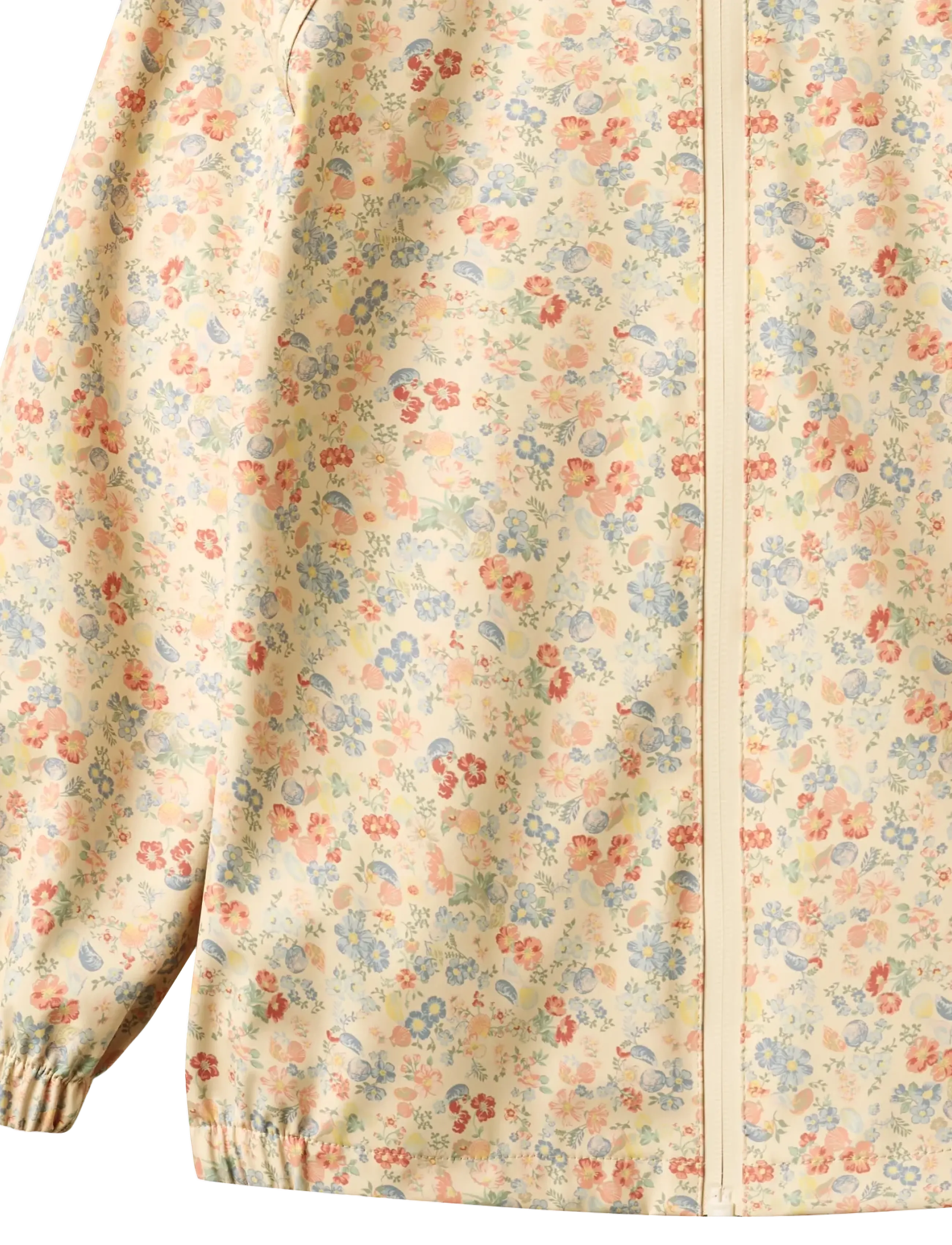 Wheat - Rainwear Chardy Jacket - rain jackets - flowers and seashells - 2