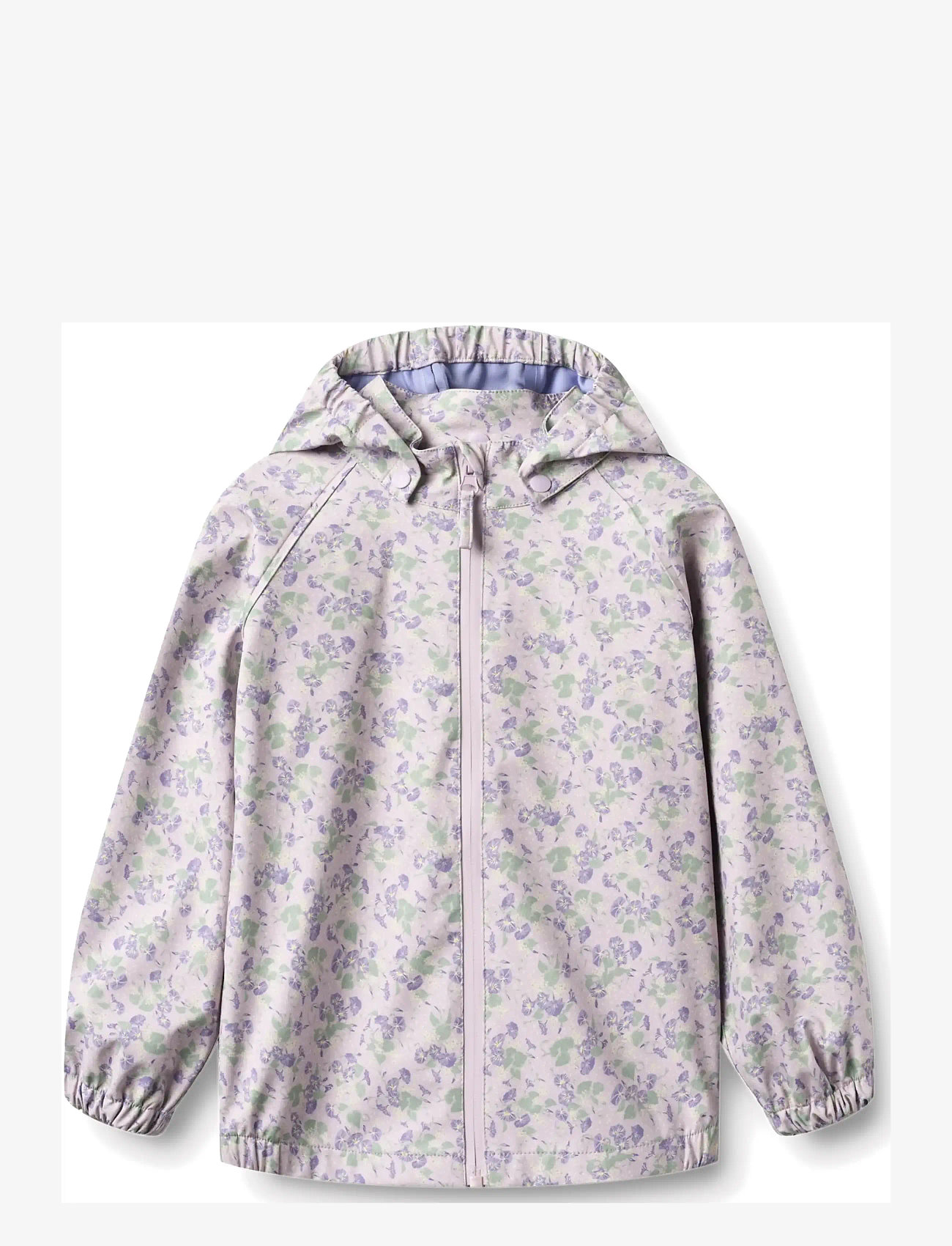 Wheat - Rainwear Chardy Jacket - vihmajoped - lilac petunias - 0