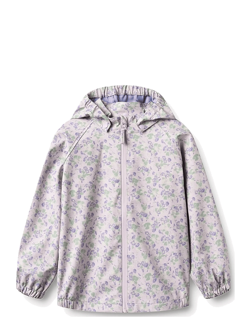 Wheat - Rainwear Chardy Jacket - vihmajoped - lilac petunias - 0