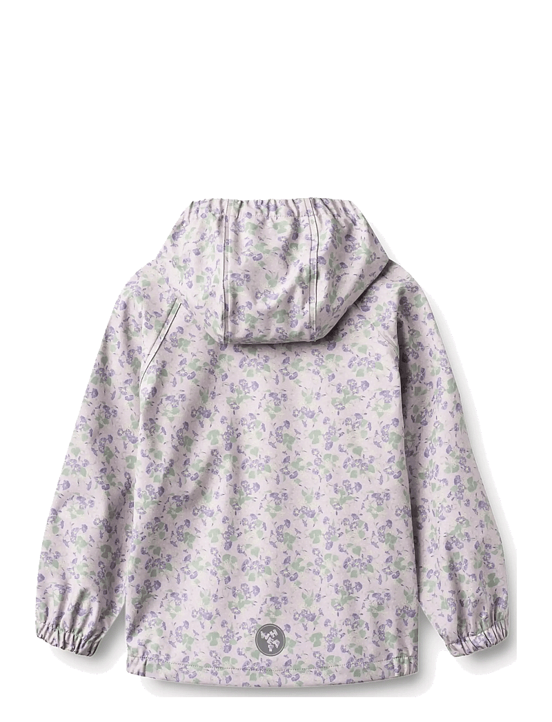 Wheat - Rainwear Chardy Jacket - vihmajoped - lilac petunias - 1