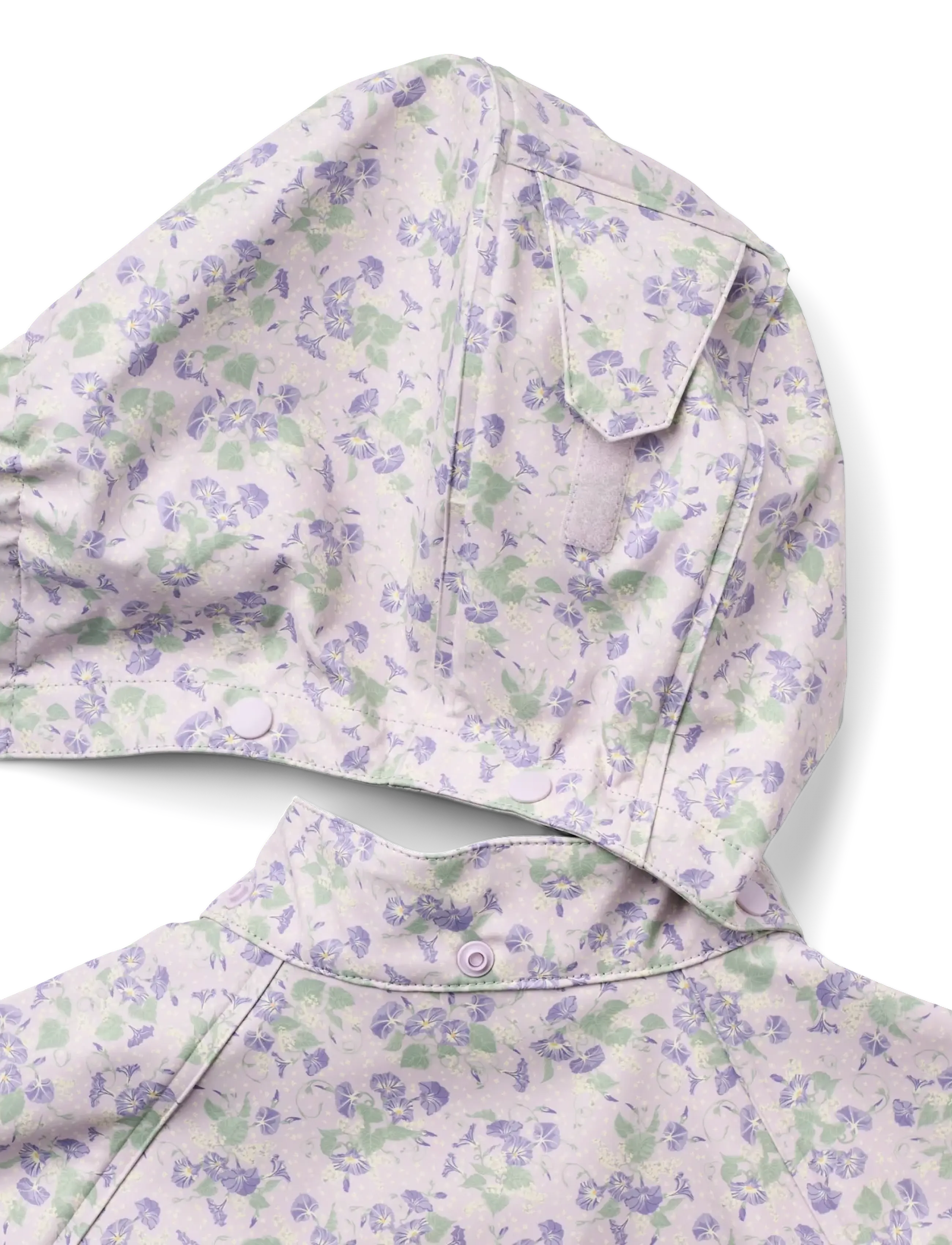 Wheat - Rainwear Chardy Jacket - vihmajoped - lilac petunias - 2