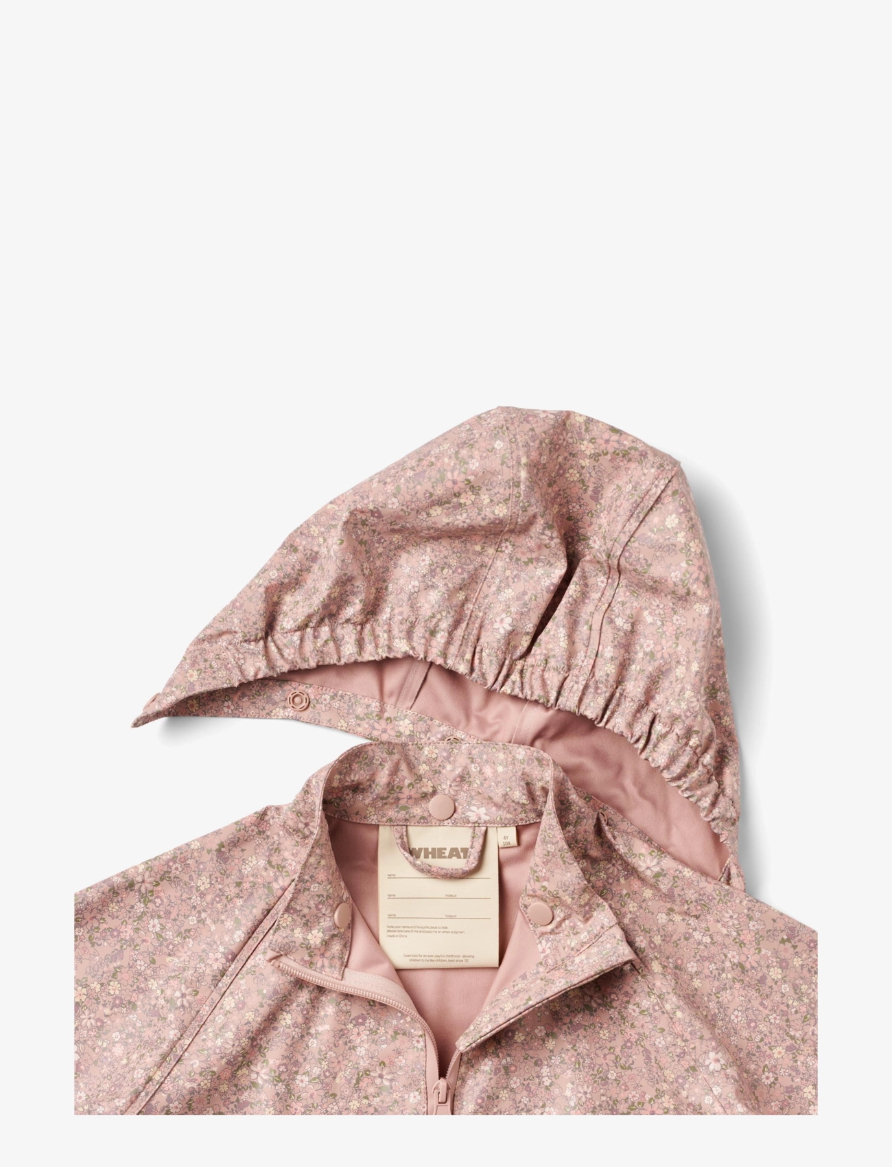 Wheat - Rainwear Chardy Jacket - rain jackets - powder flower meadow - 2