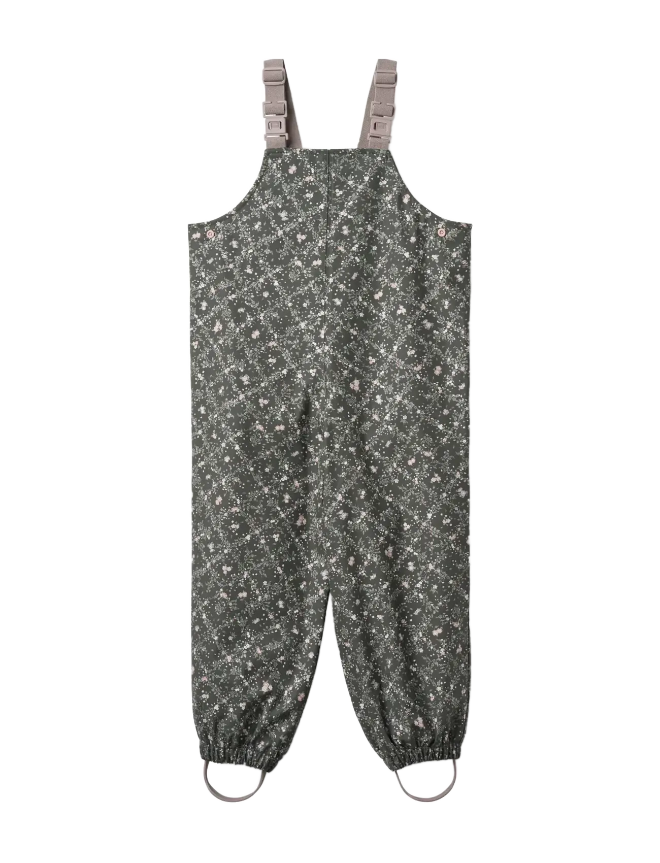 Wheat Rainwear Charlo Overalls - Regenkleidung - FOREST LAKE CHECKED FLOWERS / khaki/green