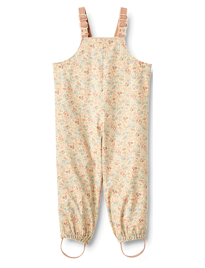 Wheat - Rainwear Charlo Overalls - regnbyxor - flowers and seashells - 0