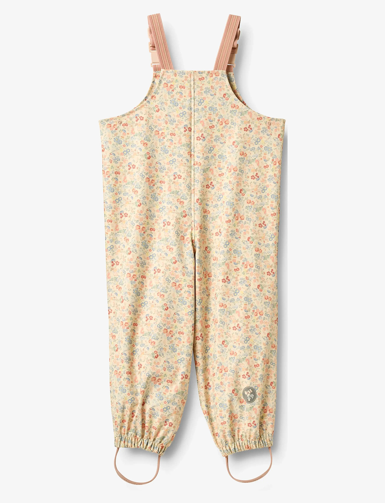 Wheat - Rainwear Charlo Overalls - regnbyxor - flowers and seashells - 1