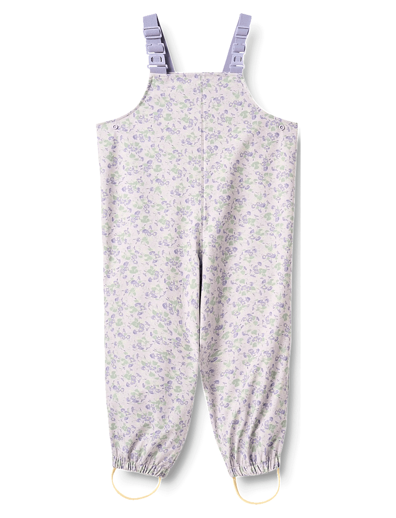 Wheat - Rainwear Charlo Overalls - regnbukser - lilac petunias - 0