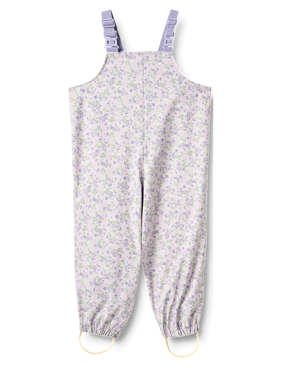 Wheat - Rainwear Charlo Overalls - regenhose - lilac petunias - 0
