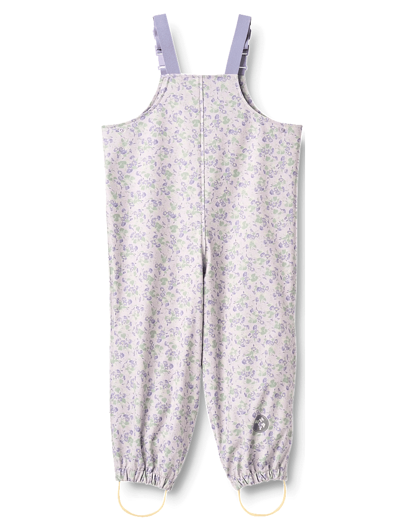 Wheat - Rainwear Charlo Overalls - regnbukser - lilac petunias - 1