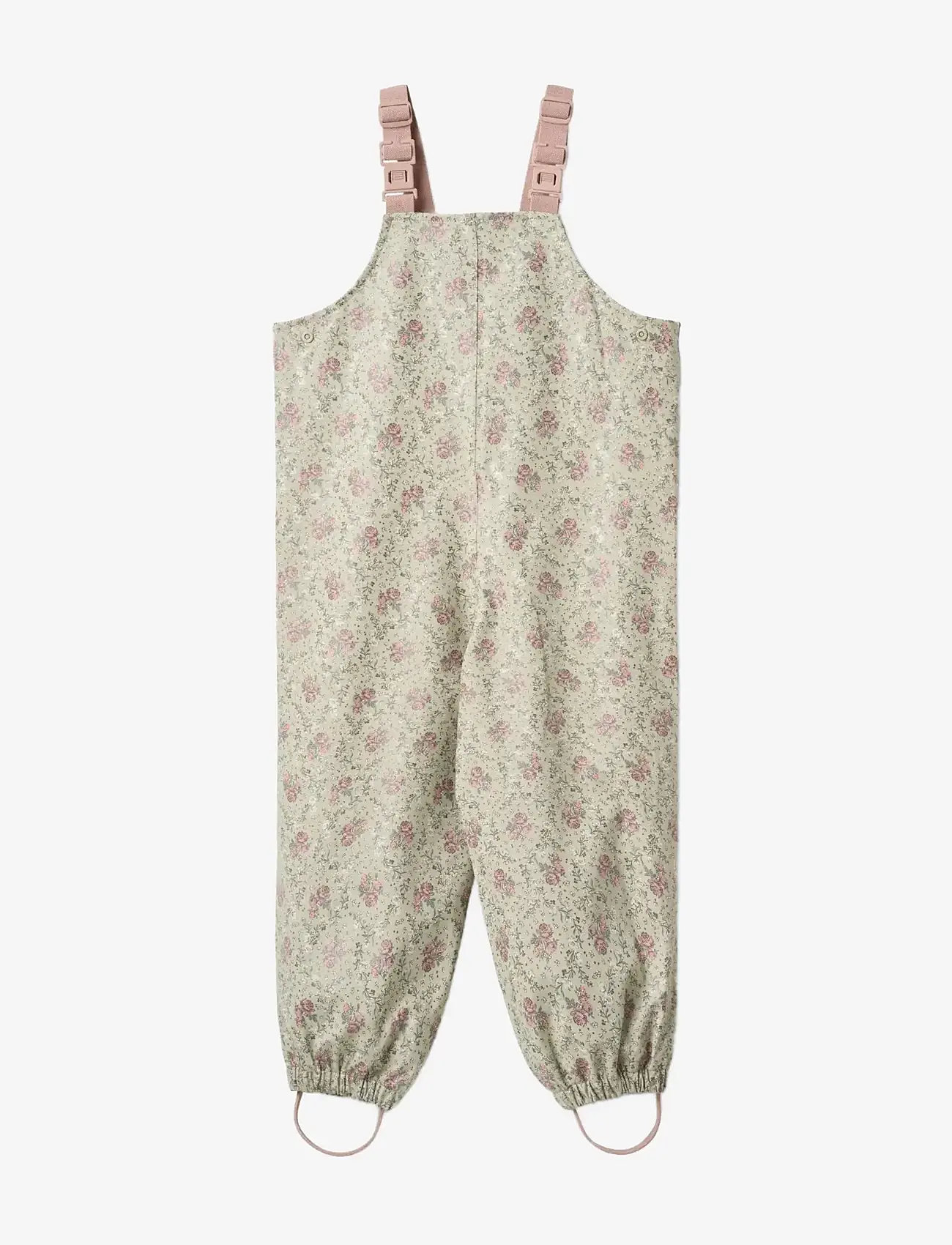 Wheat - Rainwear Charlo Overall - vihmapüksid - slightly green flowers - 0