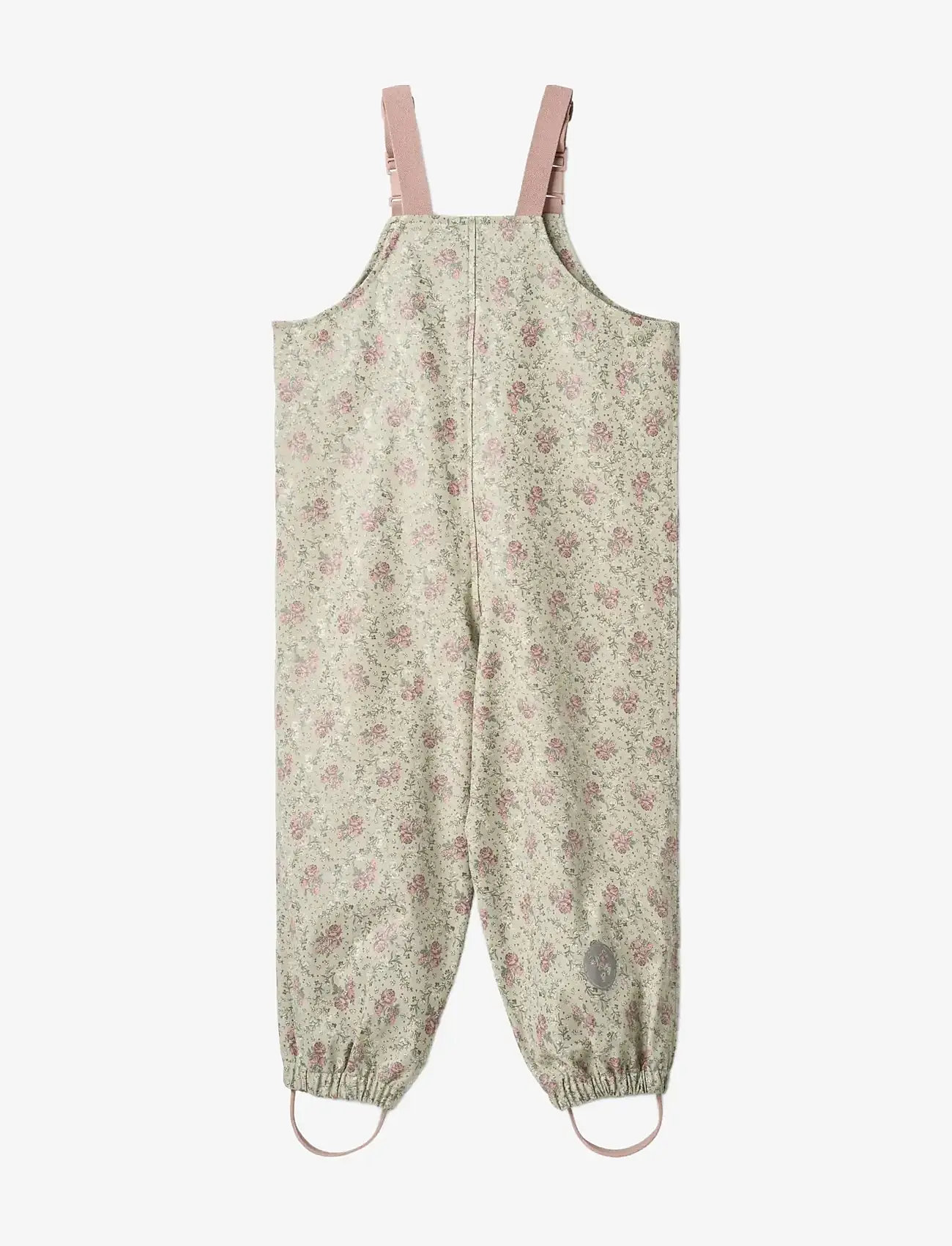 Wheat - Rainwear Charlo Overall - vihmapüksid - slightly green flowers - 1