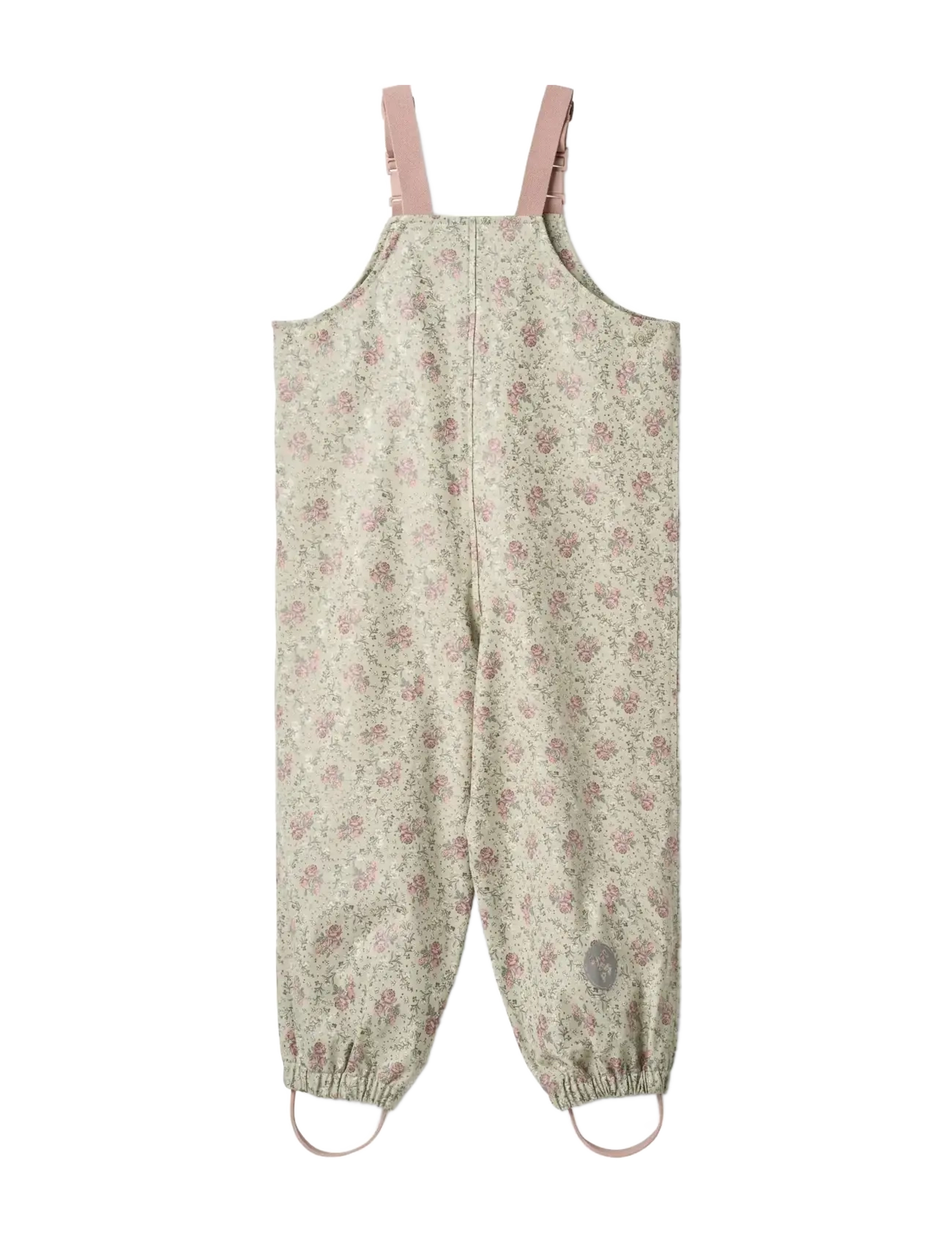 Wheat - Rainwear Charlo Overalls - bukser - slightly green flowers - 1