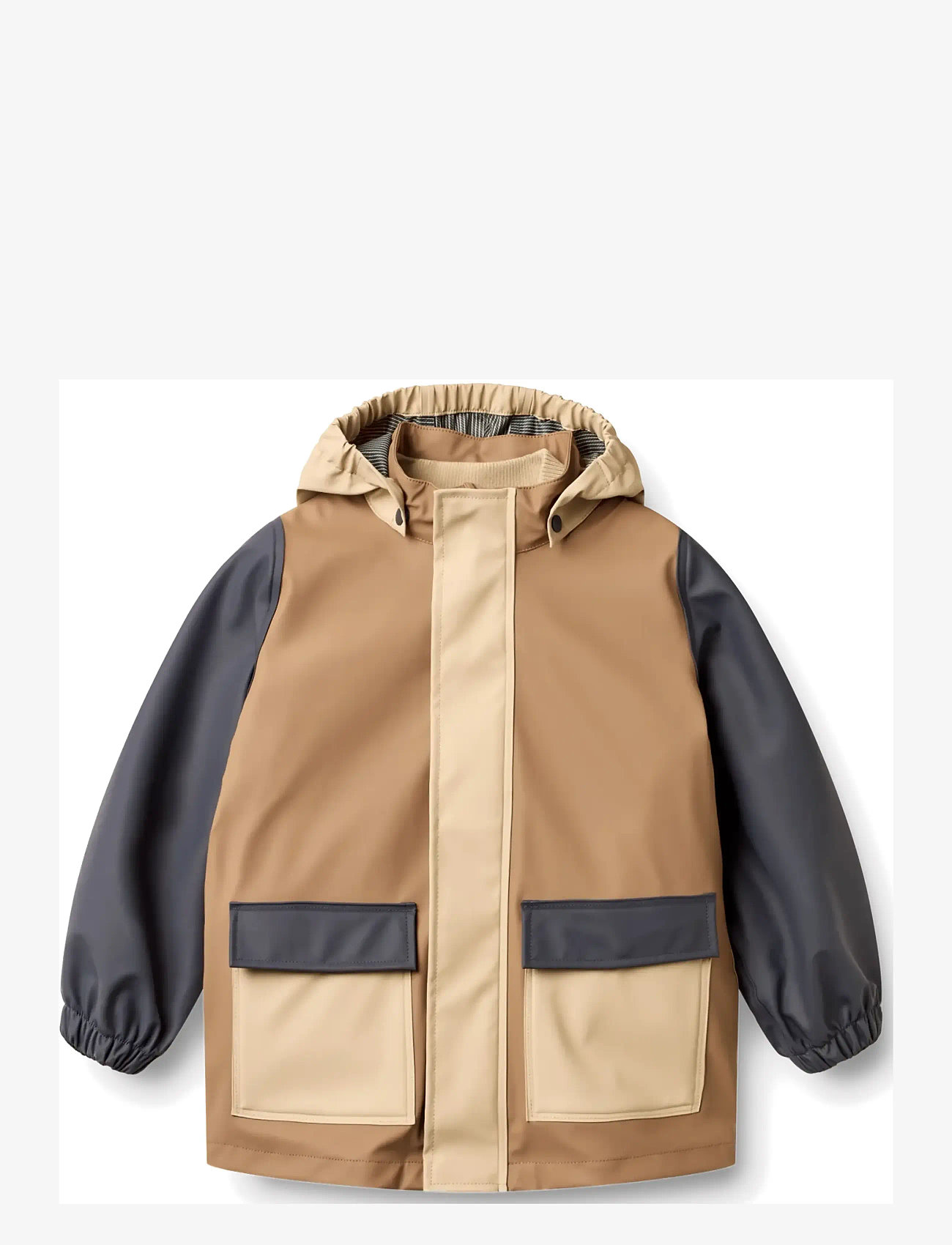 Wheat - Rainwear Otu Jacket - rain jackets - white pepper - 1