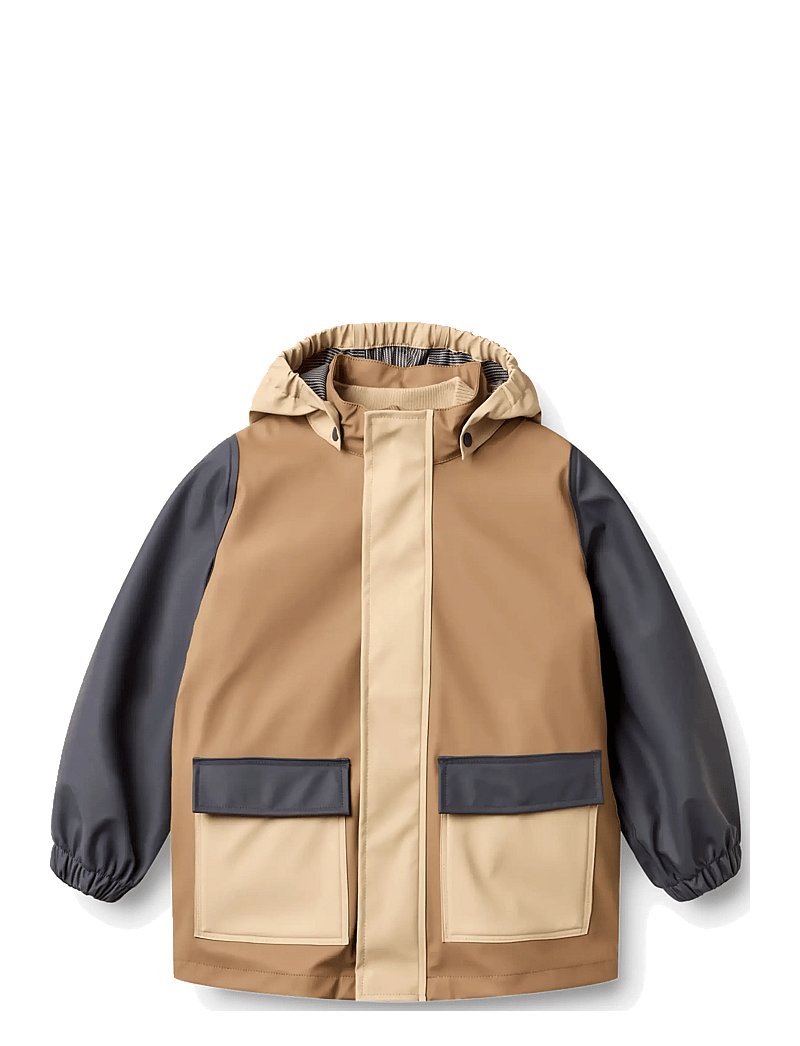 Wheat - Rainwear Otu Jacket - rain jackets - white pepper - 1