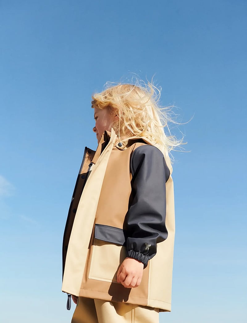 Wheat - Rainwear Otu Jacket - rain jackets - white pepper - 0