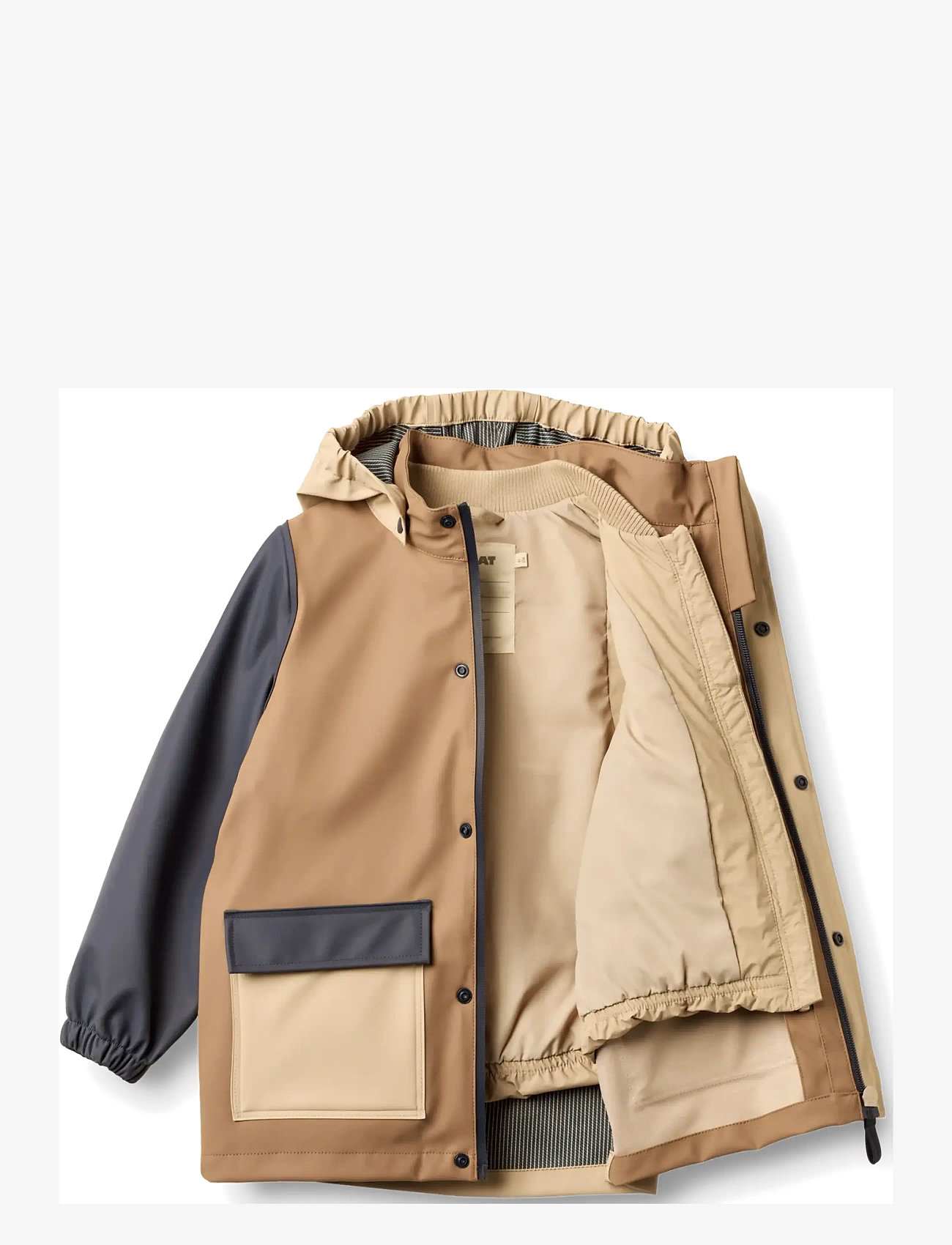 Wheat - Rainwear Otu Jacket - rain jackets - white pepper - 3