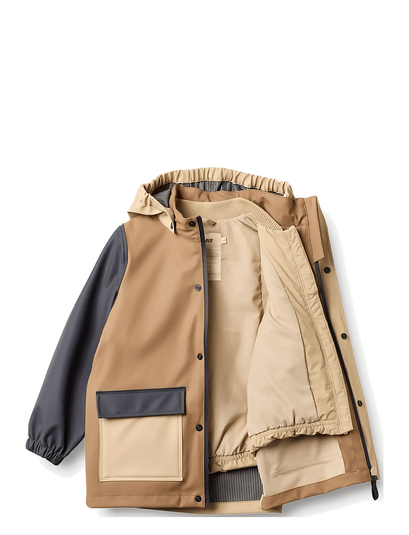 Wheat - Rainwear Otu Jacket - rain jackets - white pepper - 3