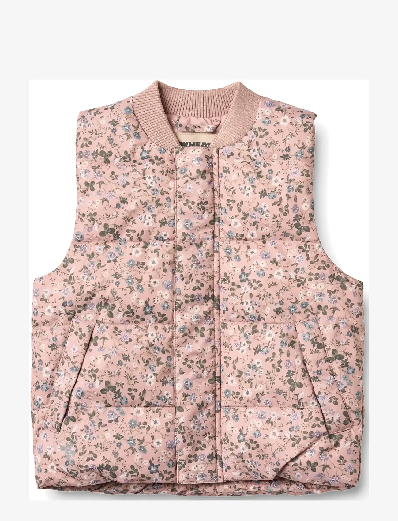 Wheat - Puffer Vest Lakas - kids - rose powder flowers - 0