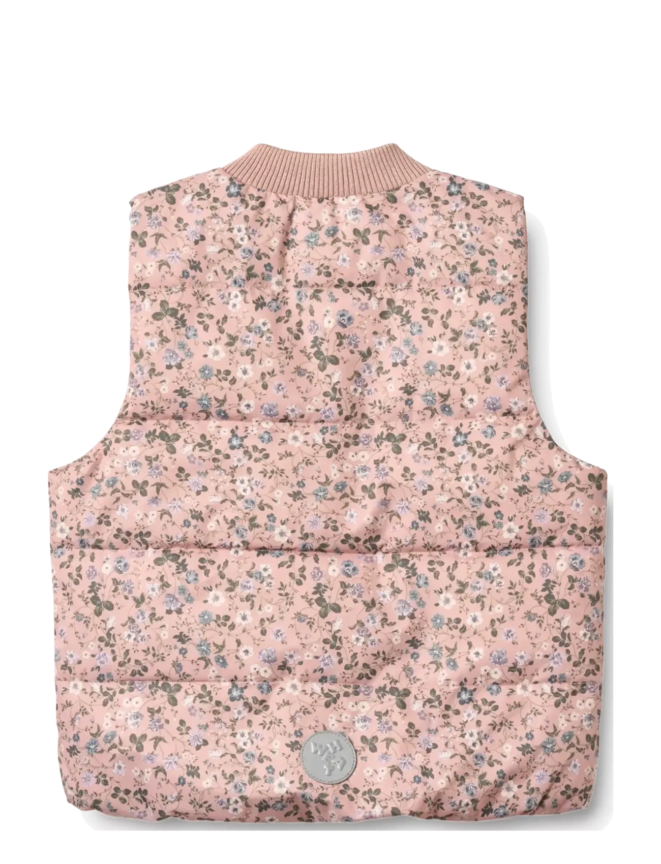 Wheat - Lakas Puffer vest - rose powder flowers - 2
