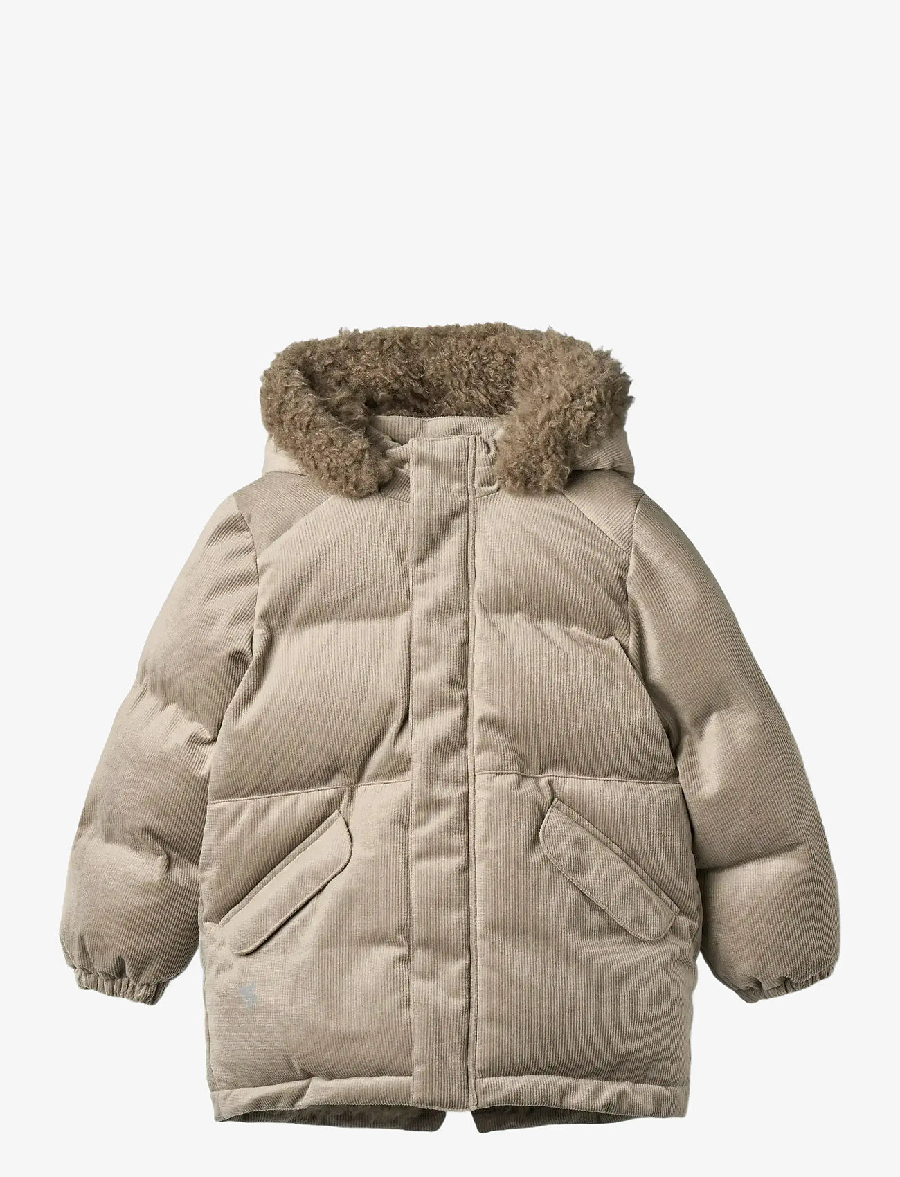 Wheat - Puffer Parka Jasper - daunen- und steppjacken - grey stone - 0