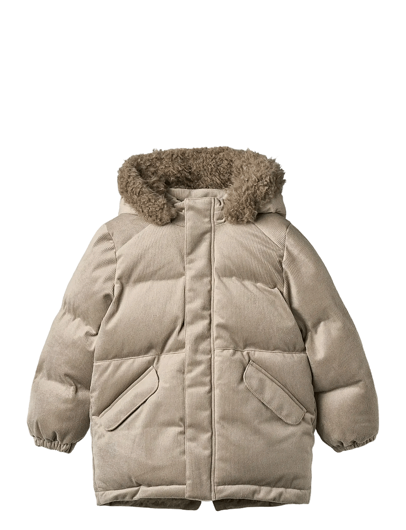 Wheat - Puffer Parka Jasper - vinterjackor - grey stone - 0