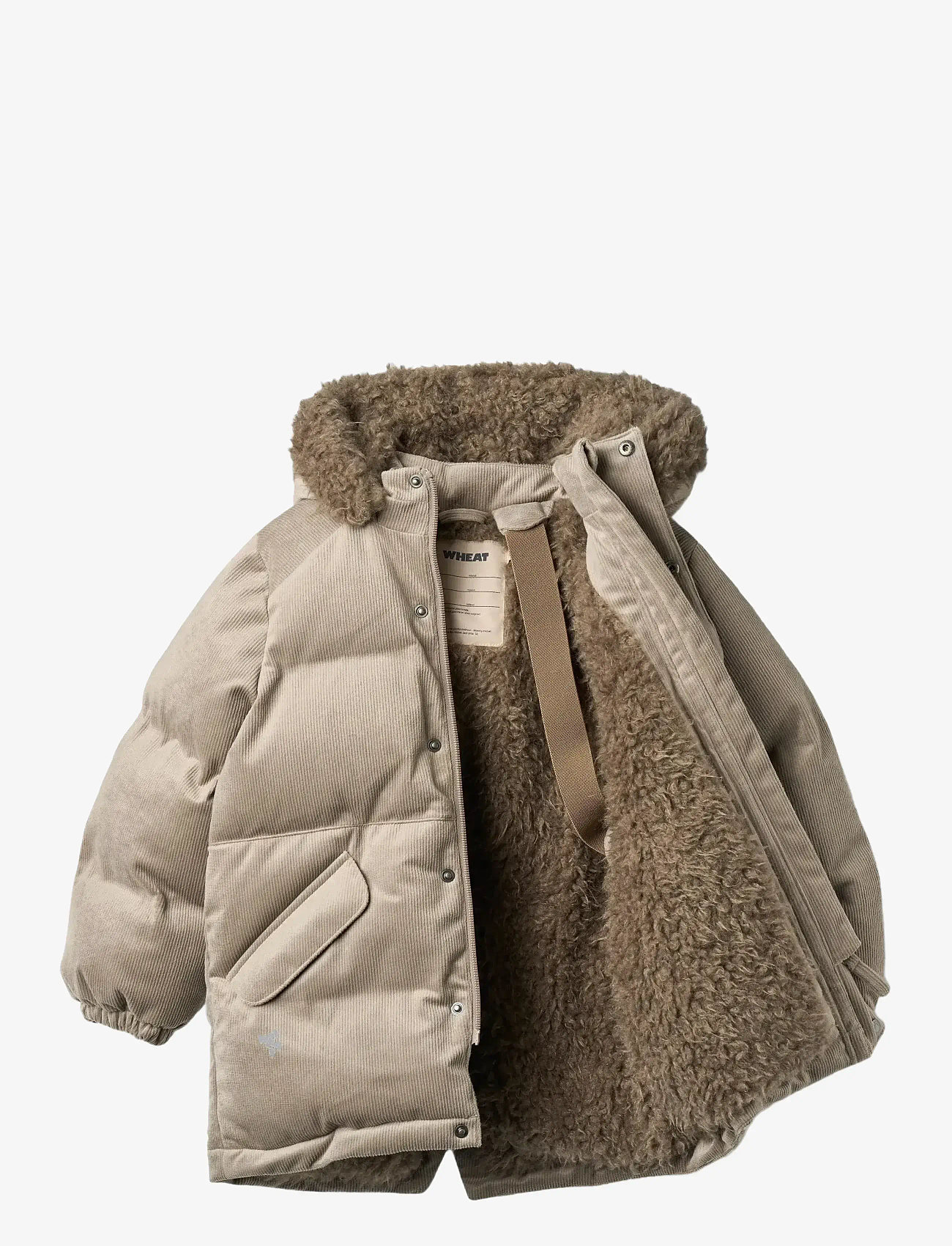 Wheat - Puffer Parka Jasper - daunen- und steppjacken - grey stone - 2
