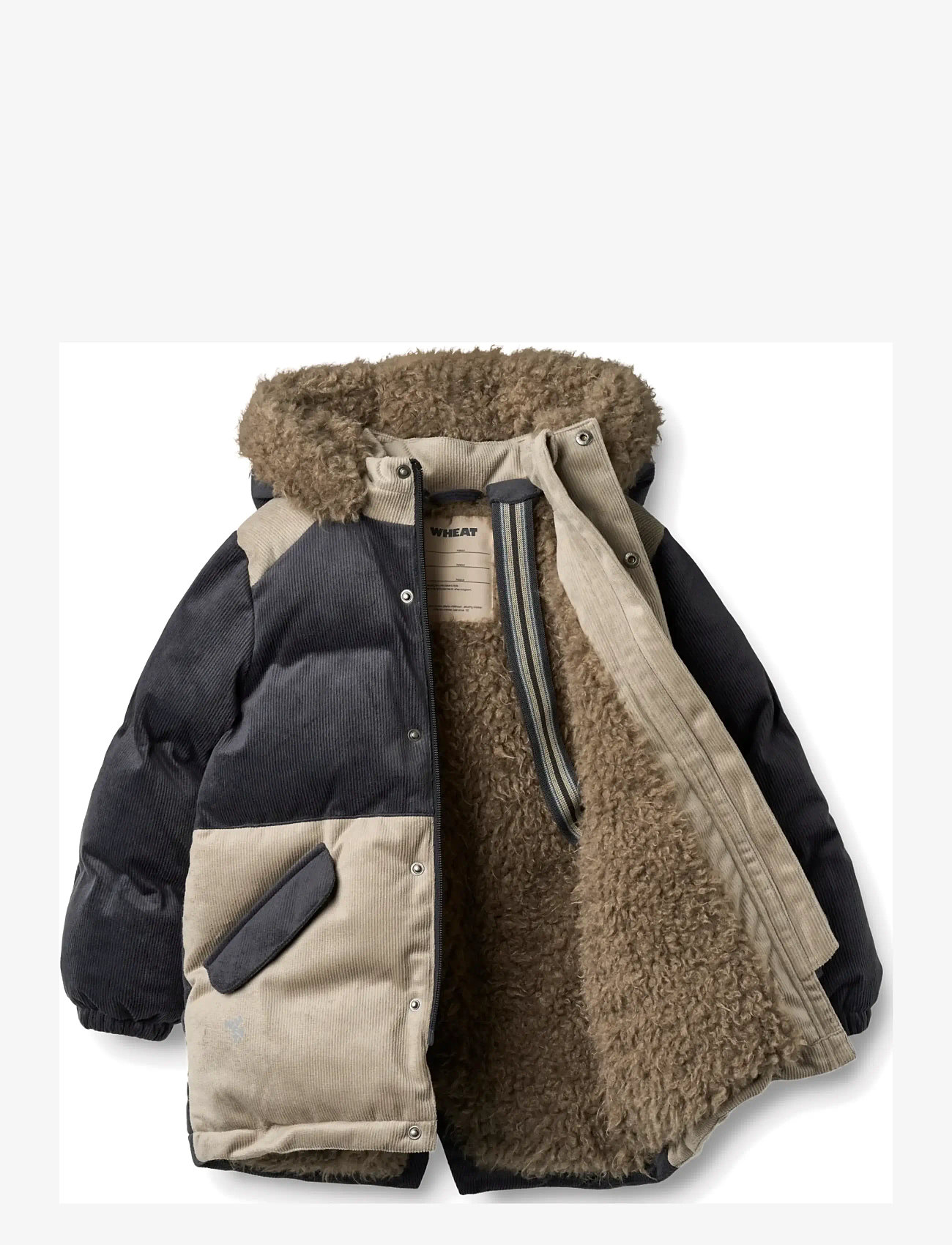 Wheat - Puffer Parka Jasper - vinterjakker - navy - 4
