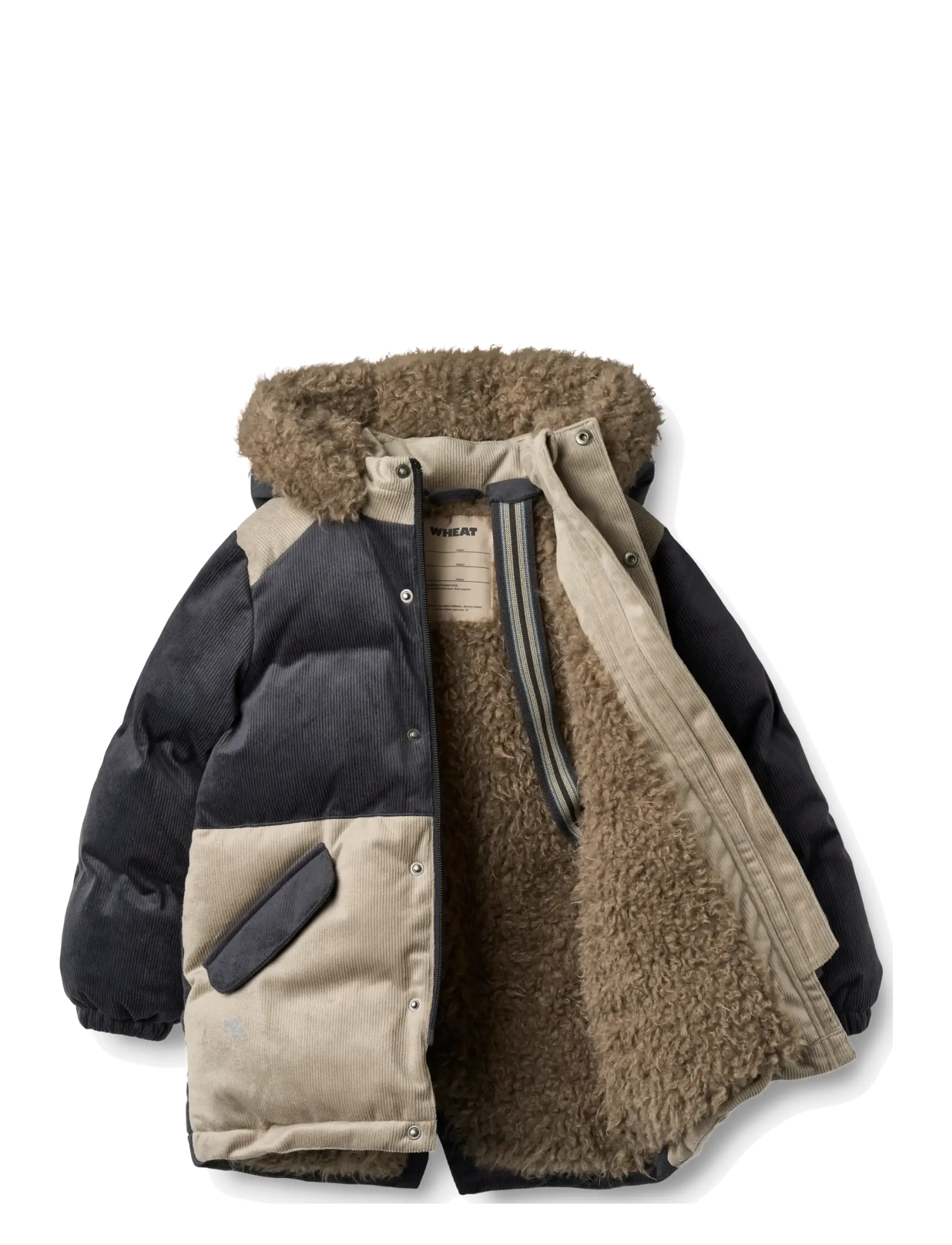 Wheat - Puffer Parka Jasper - vinterjakker - navy - 4