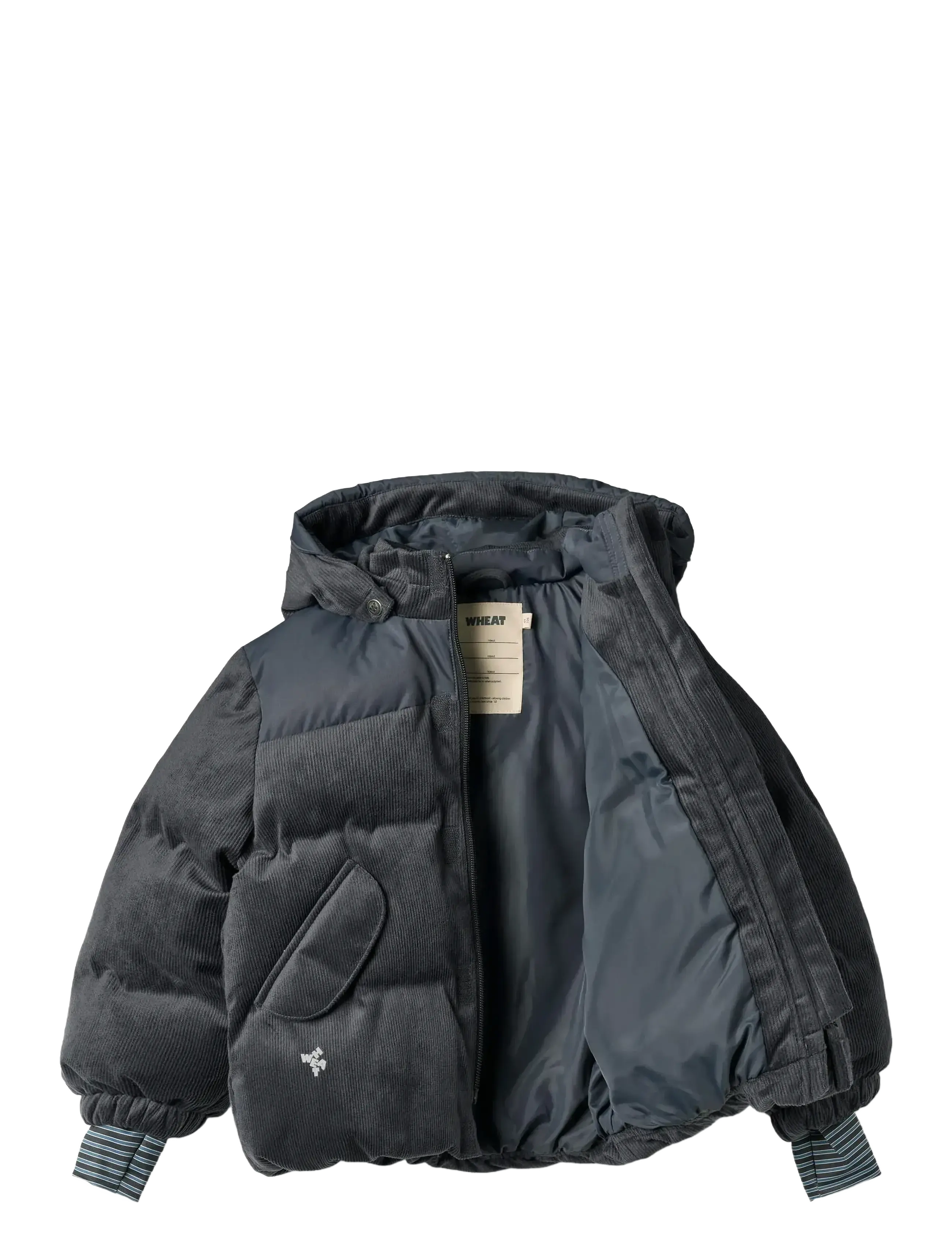 Wheat - Puffer Jacket Mads - daunen- und steppjacken - navy - 3