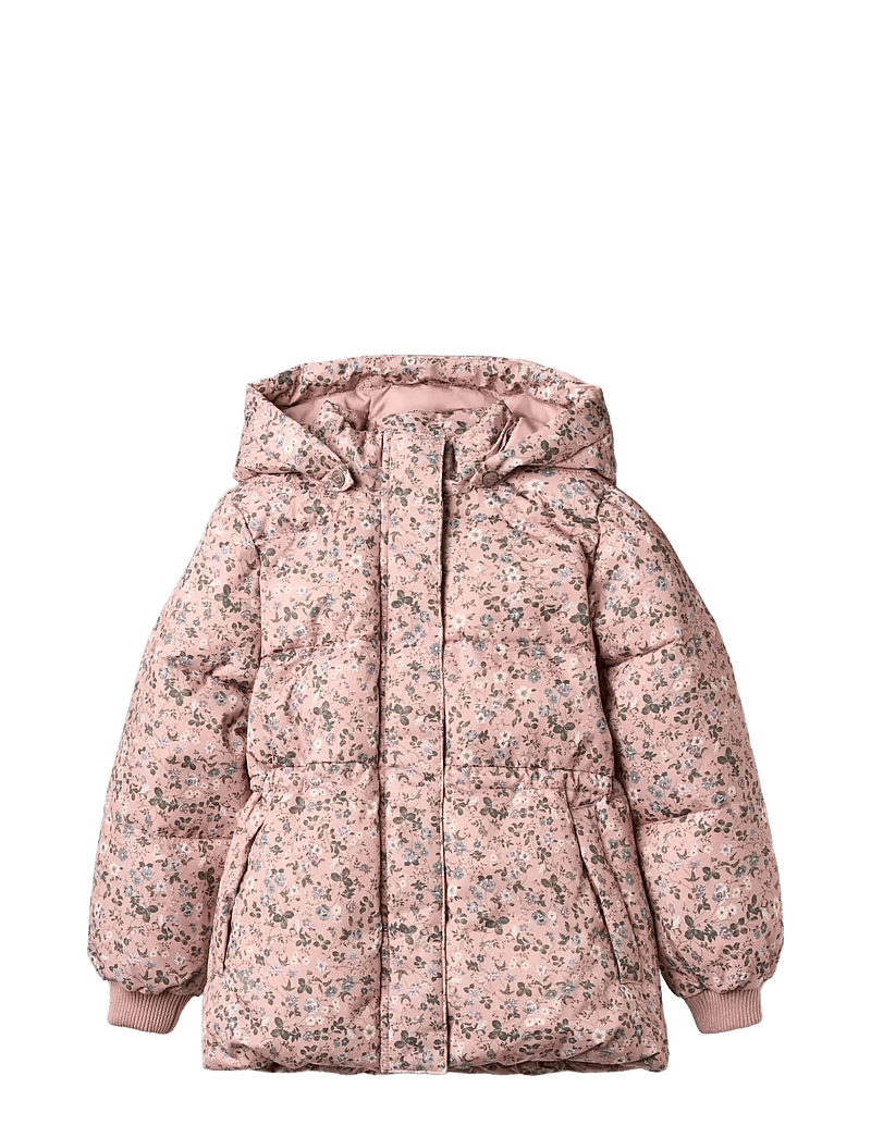 Wheat - Puffer jacket Eli - rose powder flowers - 0