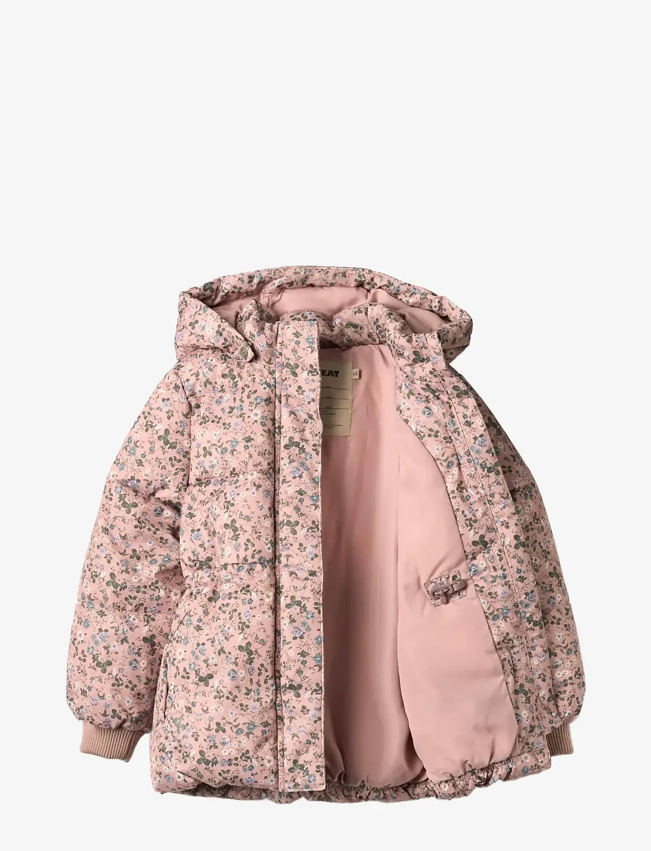 Wheat - Puffer Jacket Eli - daunen- und steppjacken - rose powder flowers - 2