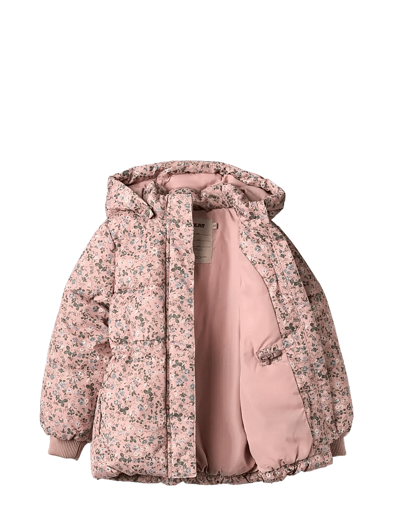 Wheat - Puffer jacket Eli - rose powder flowers - 2