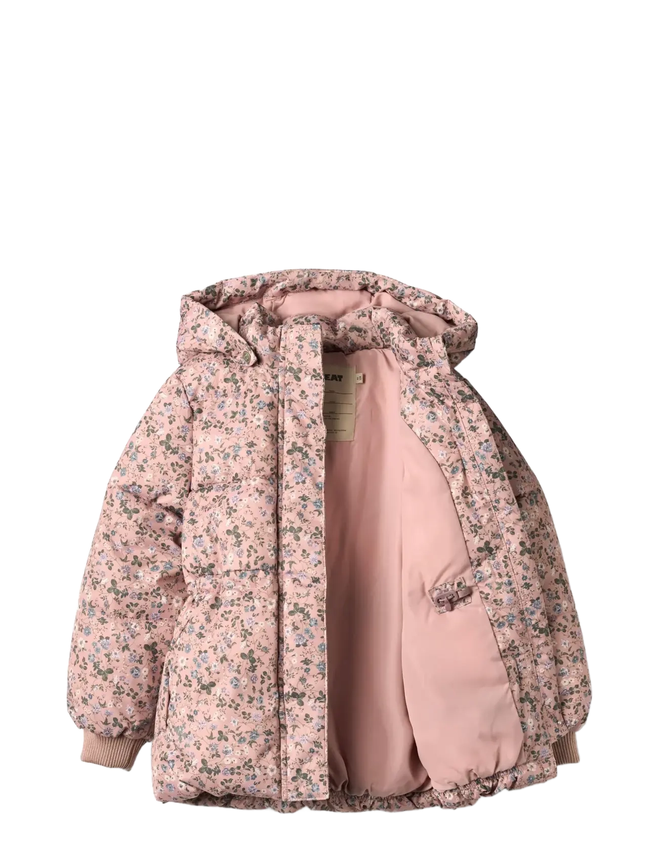 Wheat - Puffer jacket Eli - rose powder flowers - 2