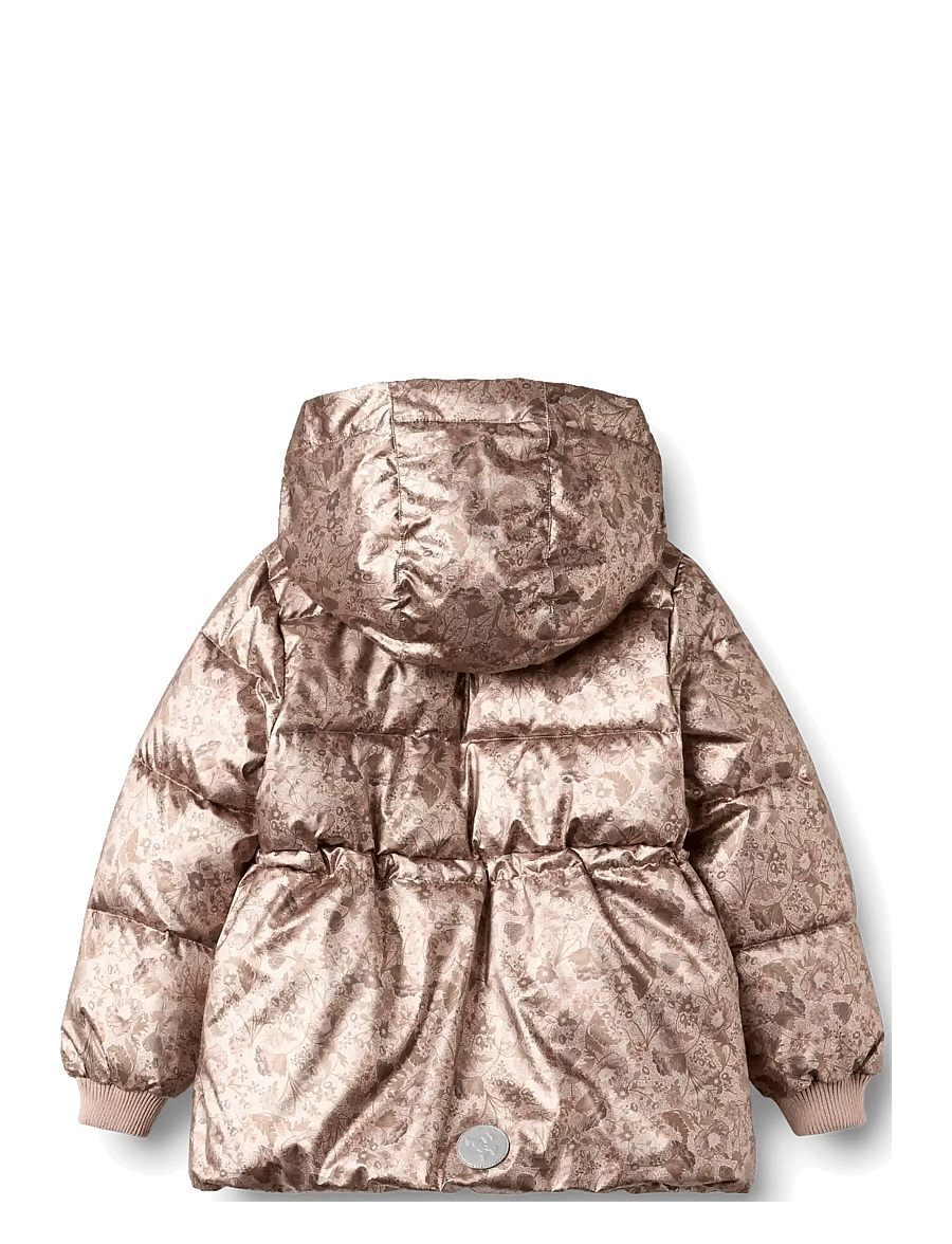 Wheat - Puffer jacket Eli - golden flowers - 2