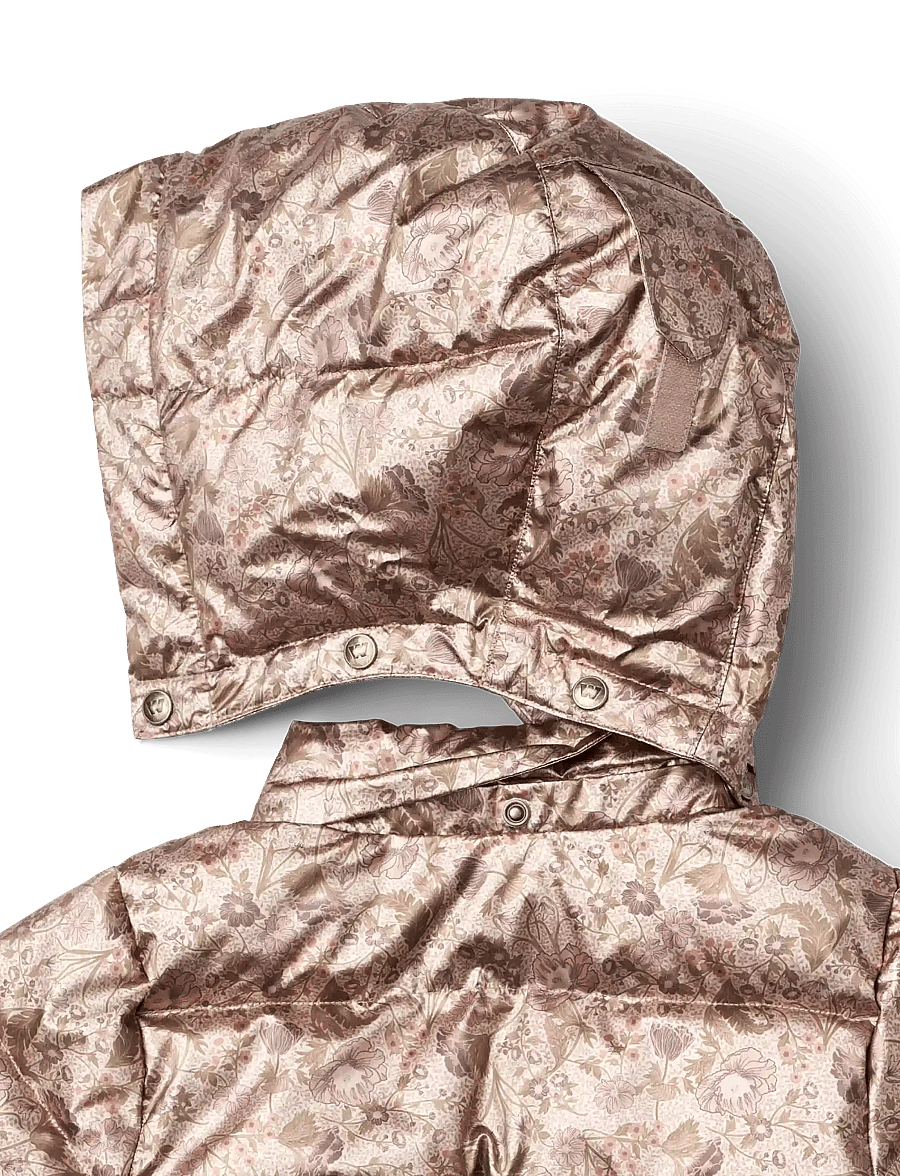 Wheat - Puffer jacket Eli - golden flowers - 3