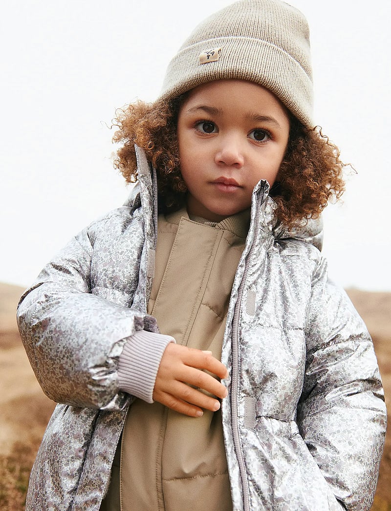Wheat - Puffer Jacket Eli - winterjacke - silver flower meadow - 0